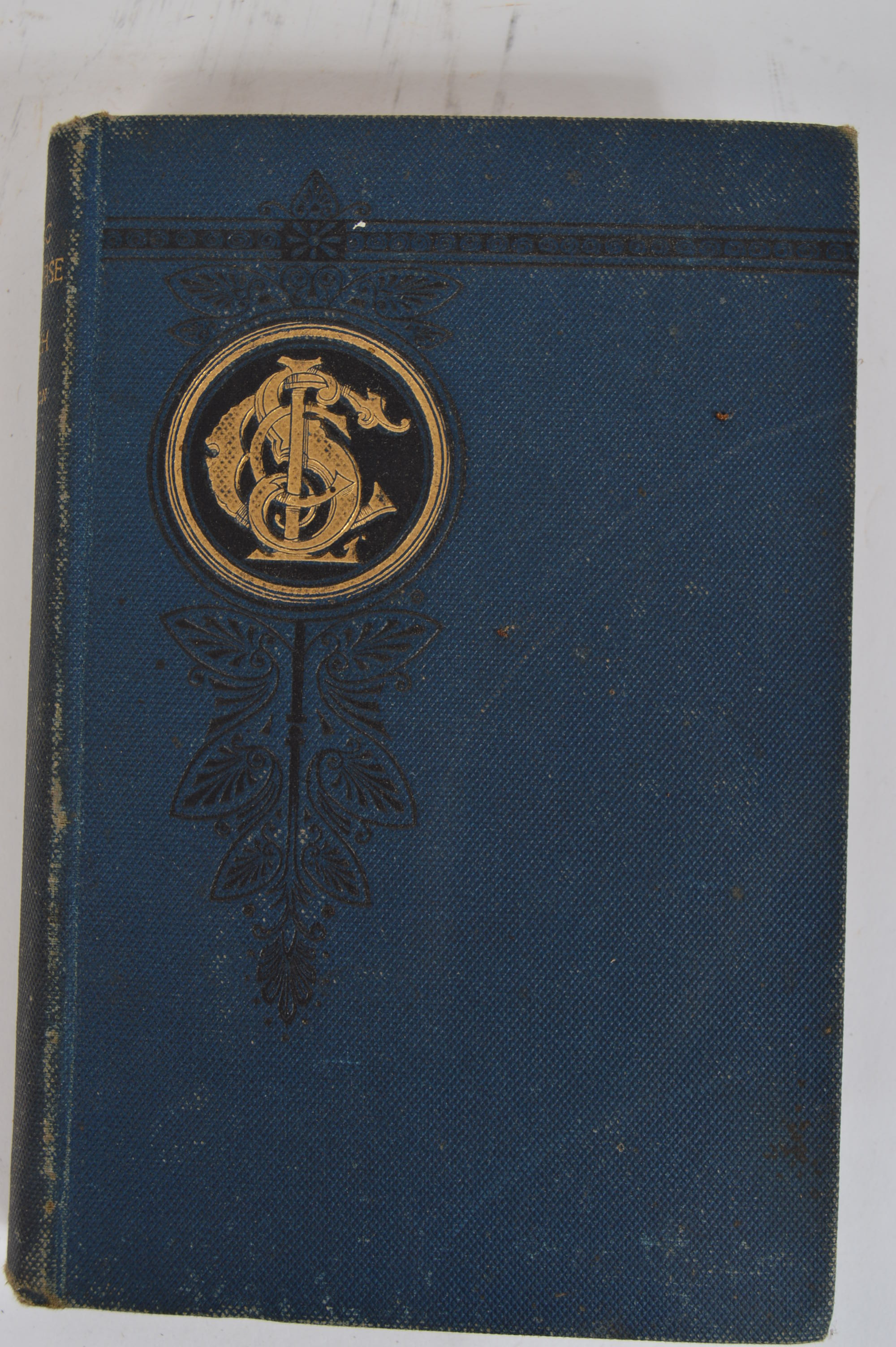 Antique and Vintage Educational Books and Wooden Bookshelf