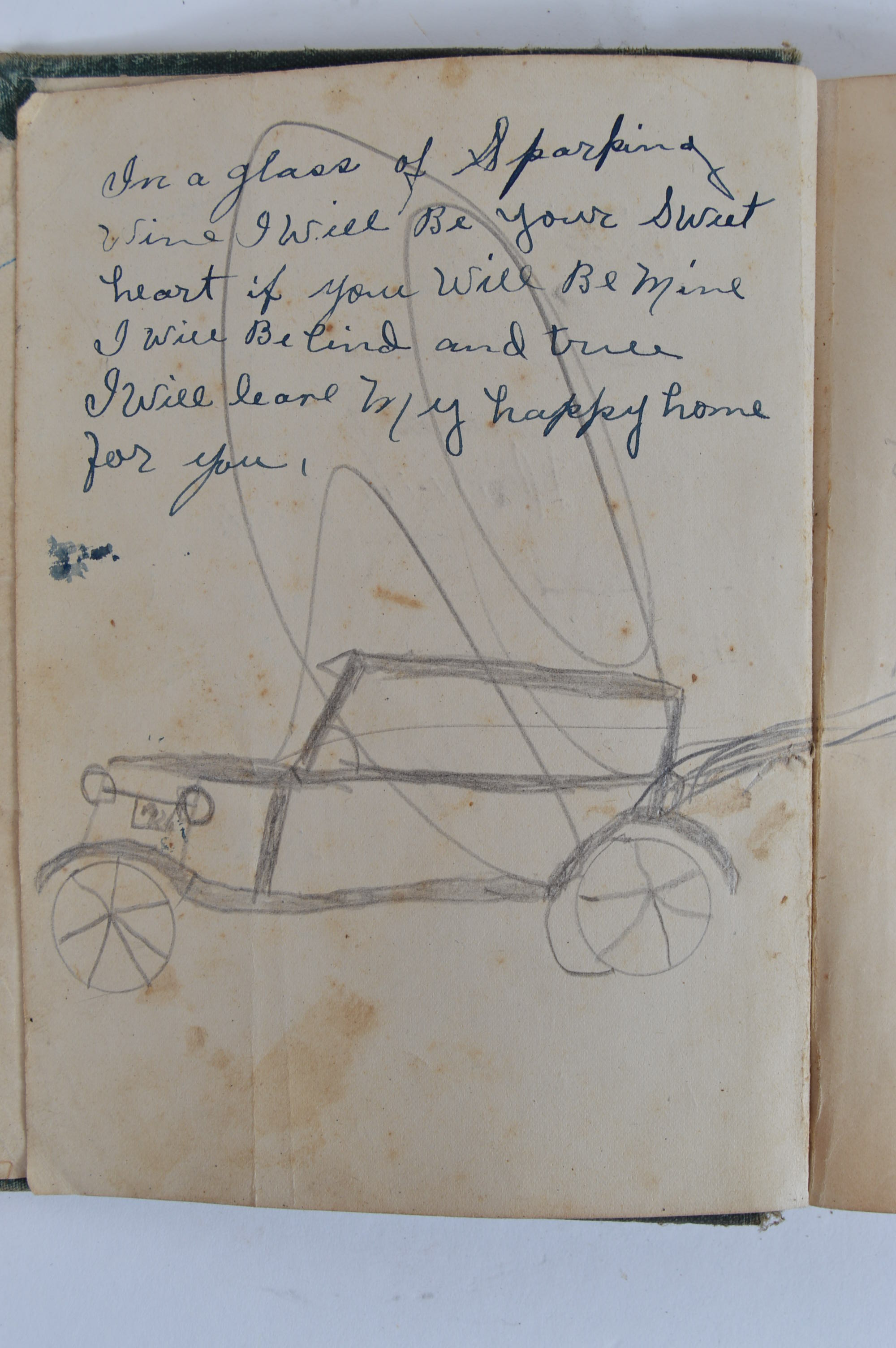 Antique and Vintage Educational Books and Wooden Bookshelf