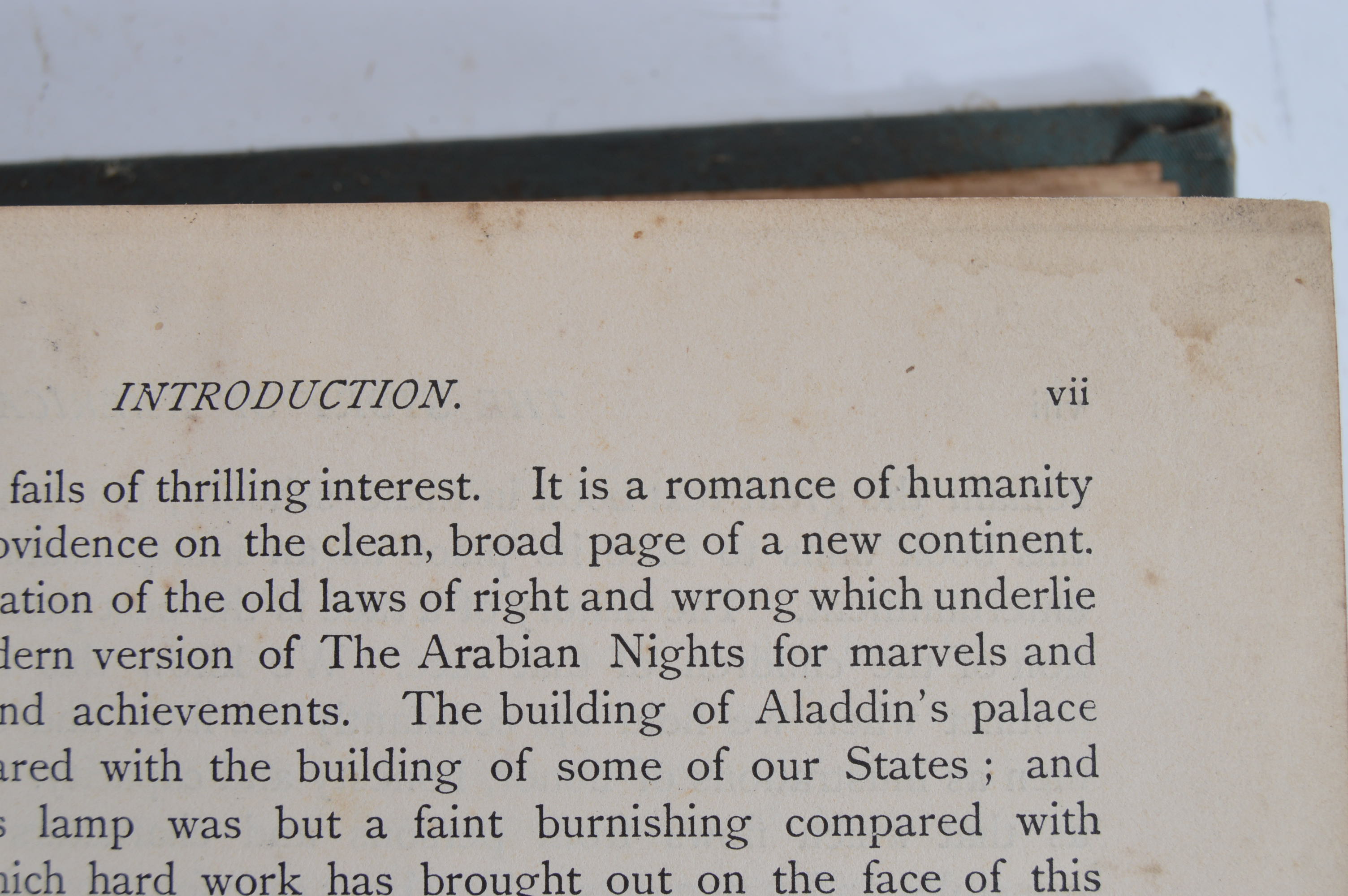 Antique and Vintage Educational Books and Wooden Bookshelf