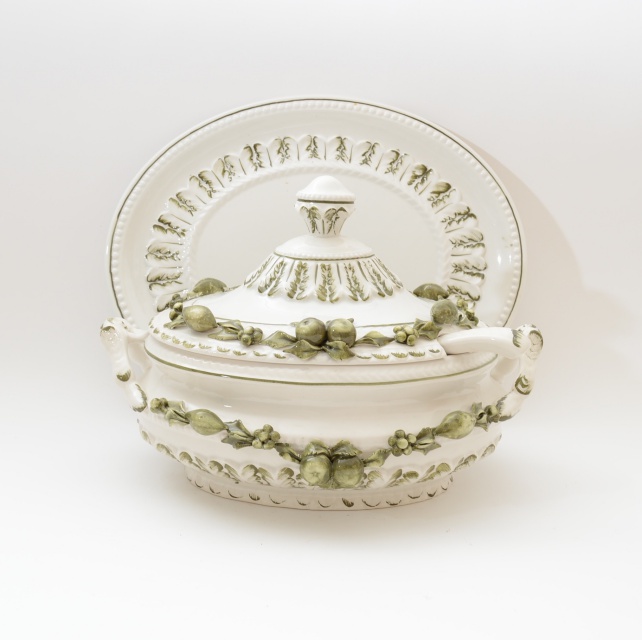 Hand Painted Italian Soup Tureen
