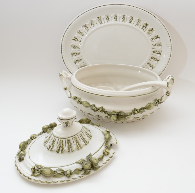 Hand Painted Italian Soup Tureen