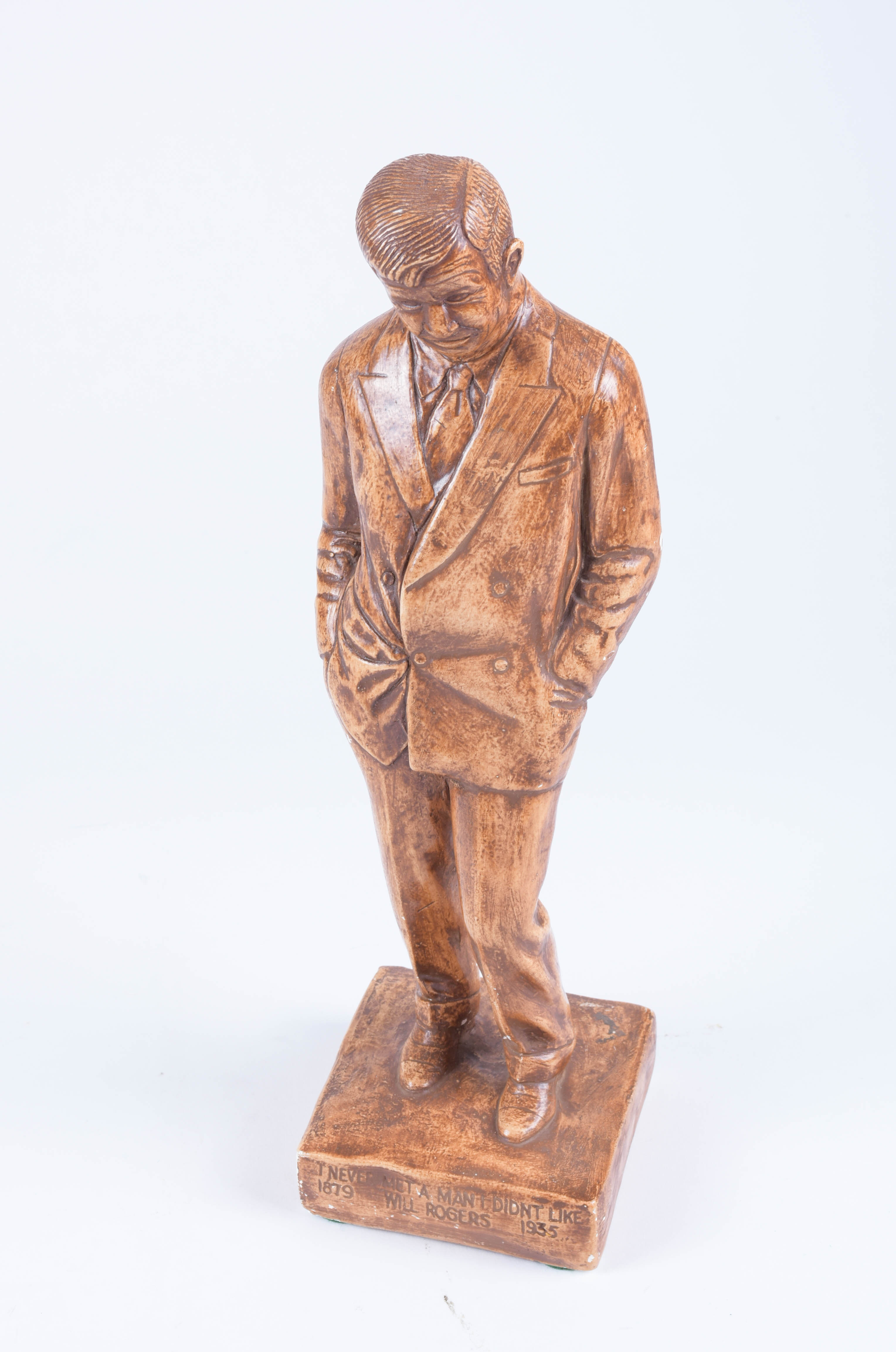 Will Rogers Statue and Print