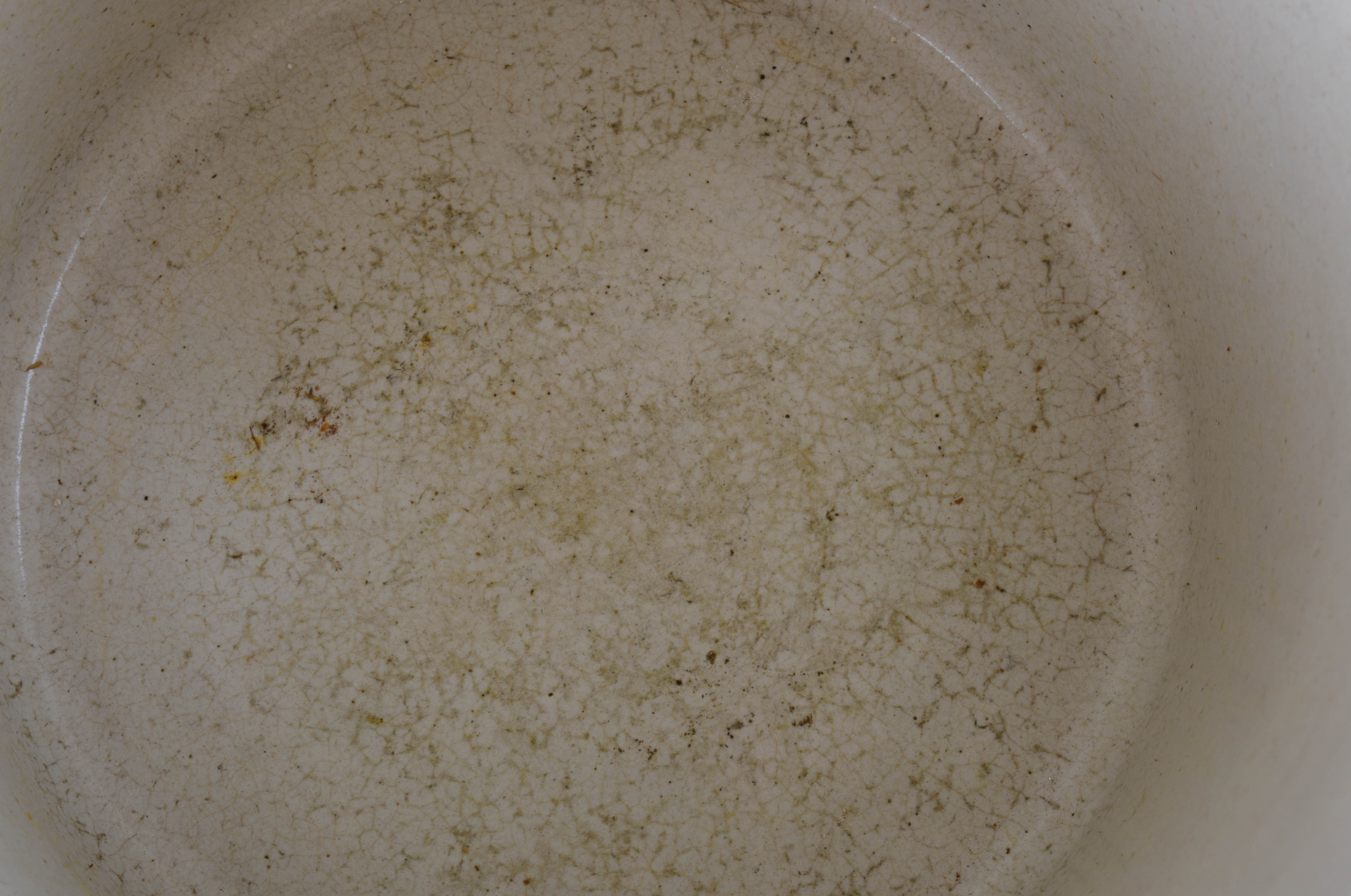 Western Stoneware "Maple Leaf" Two Gallon Crock and Smaller Crock