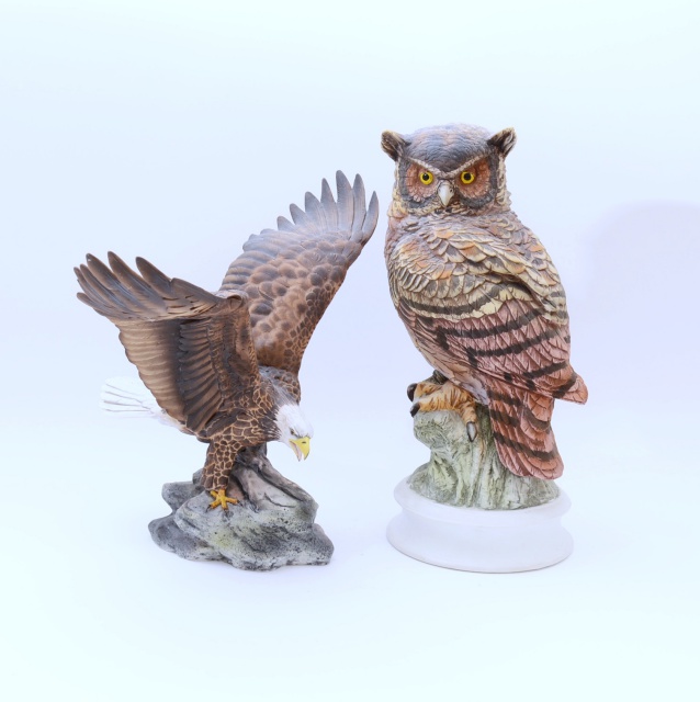 W.D. Gaither Bald Eagle and Sadek Owl