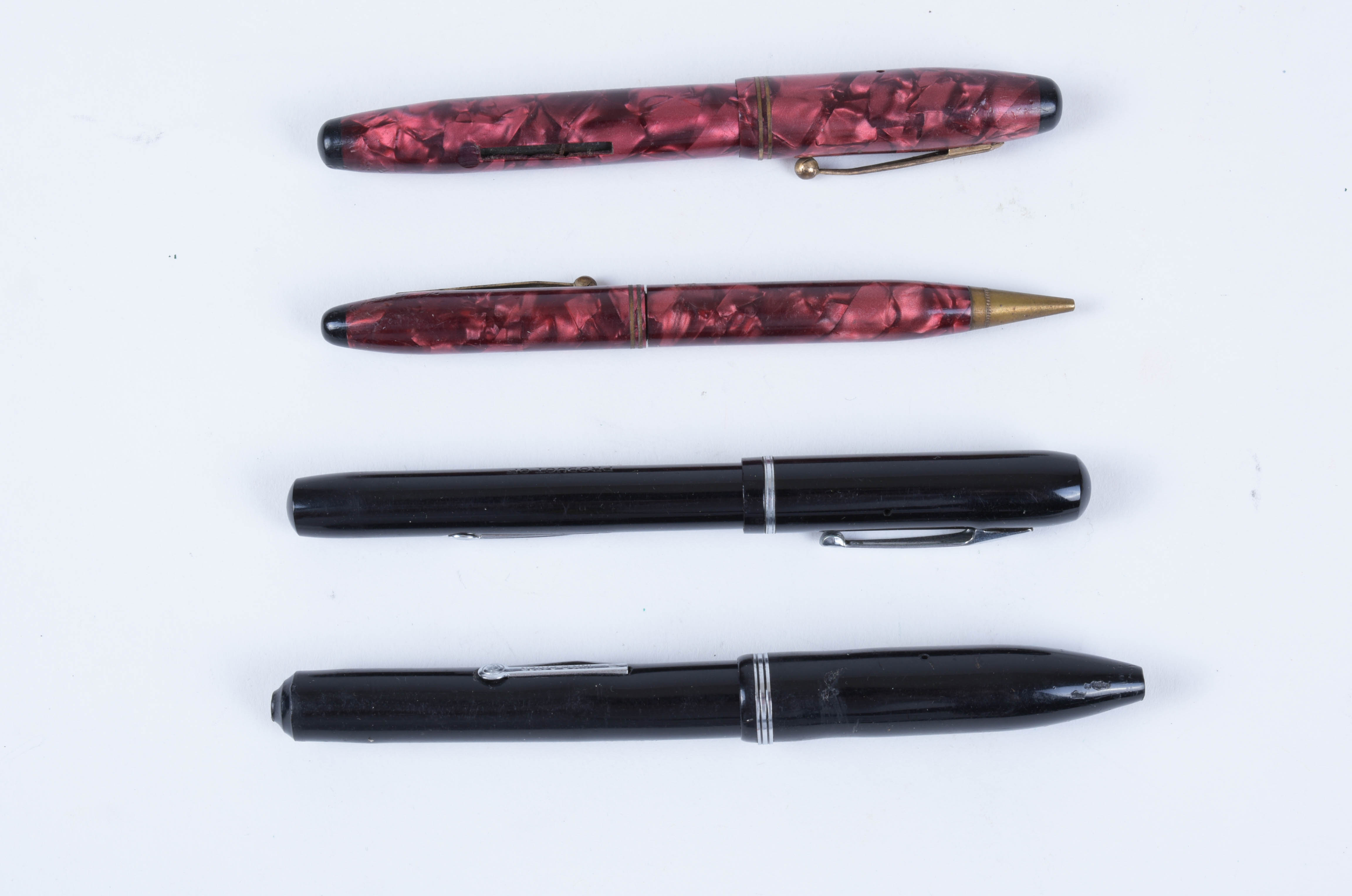 Vintage Desk Accessories with Fountain Pens