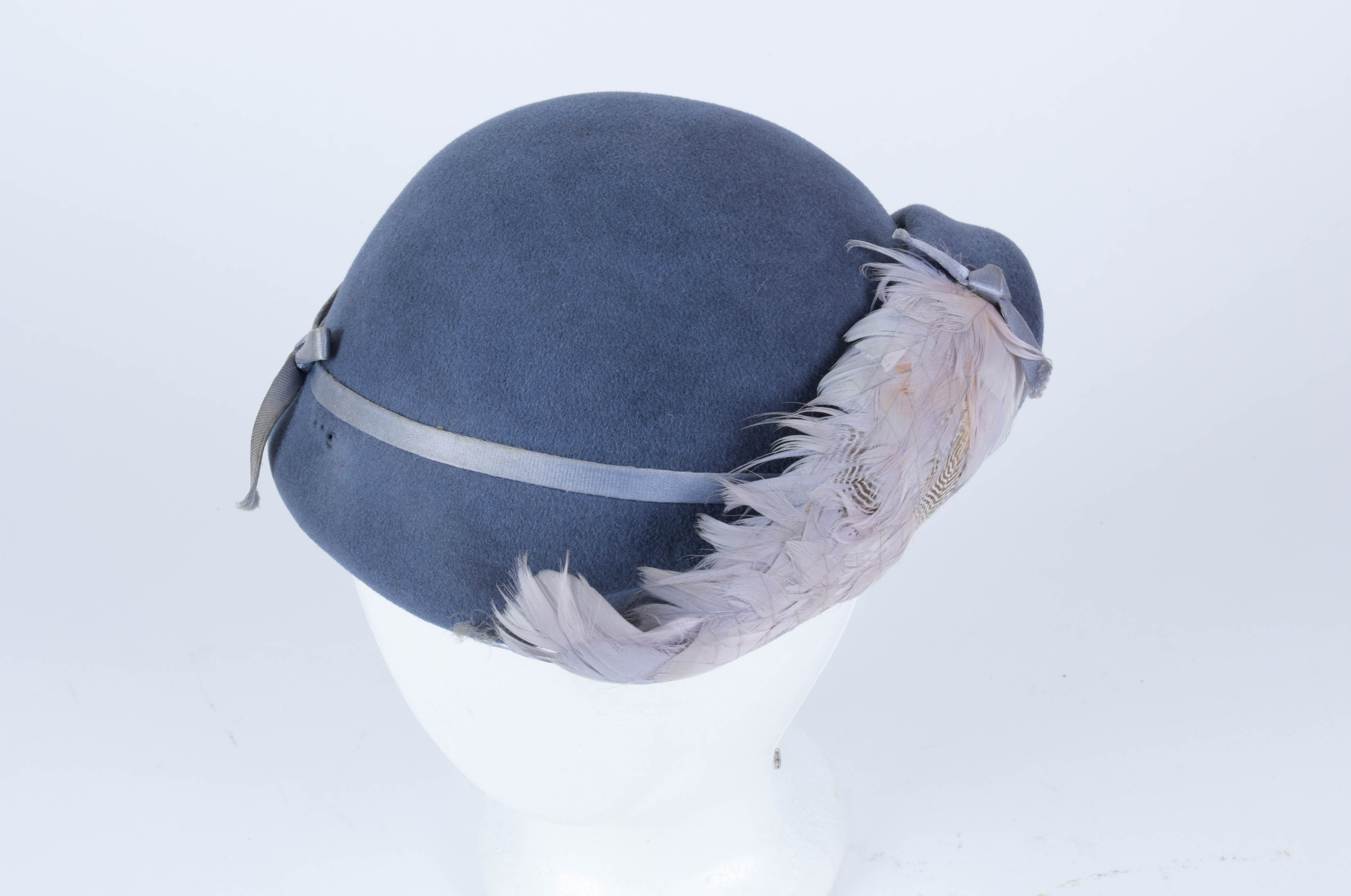 Collection of Vintage Women's Hats and Hat Boxes