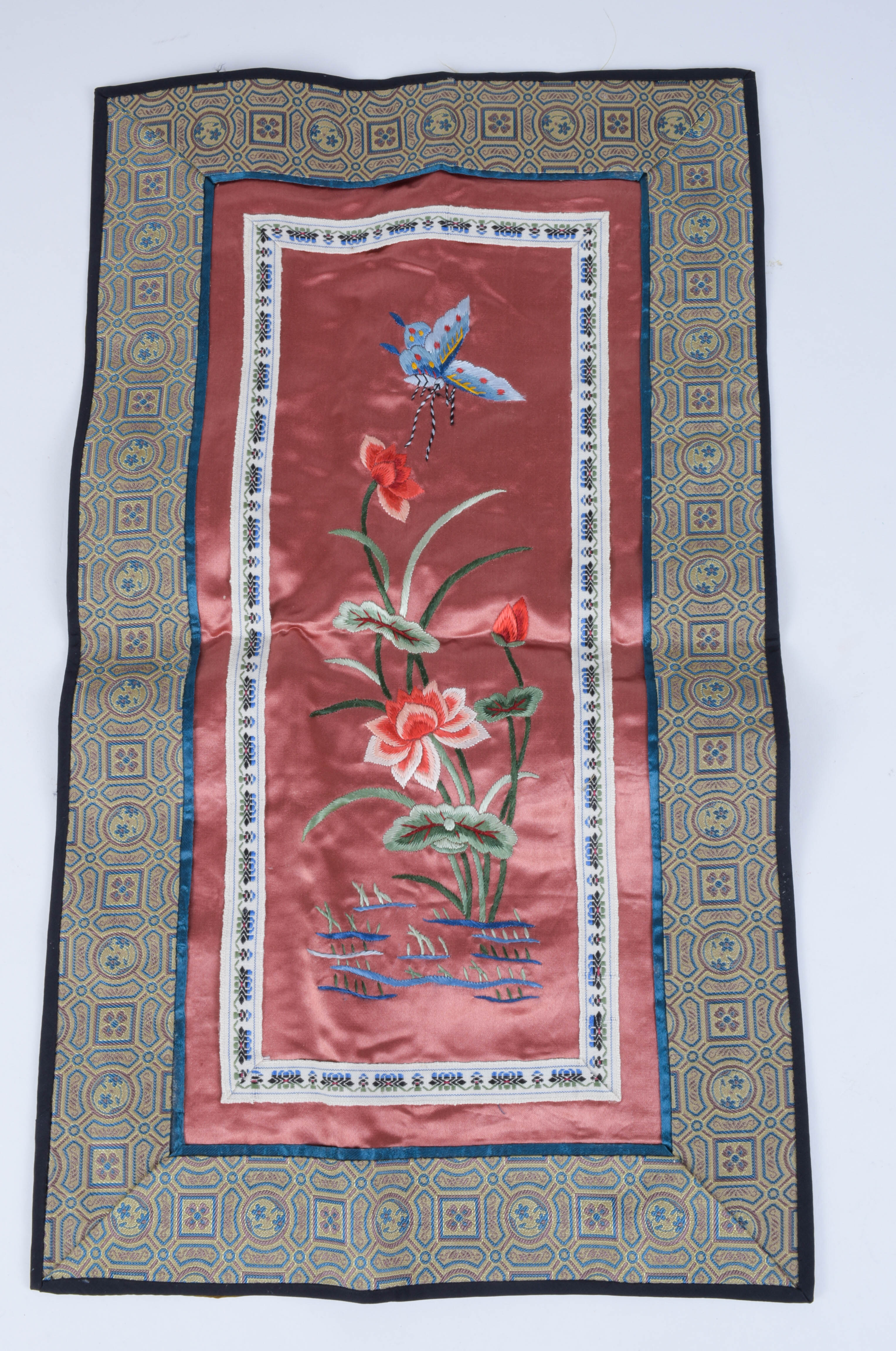 Embroidered Chinese Silk Panels