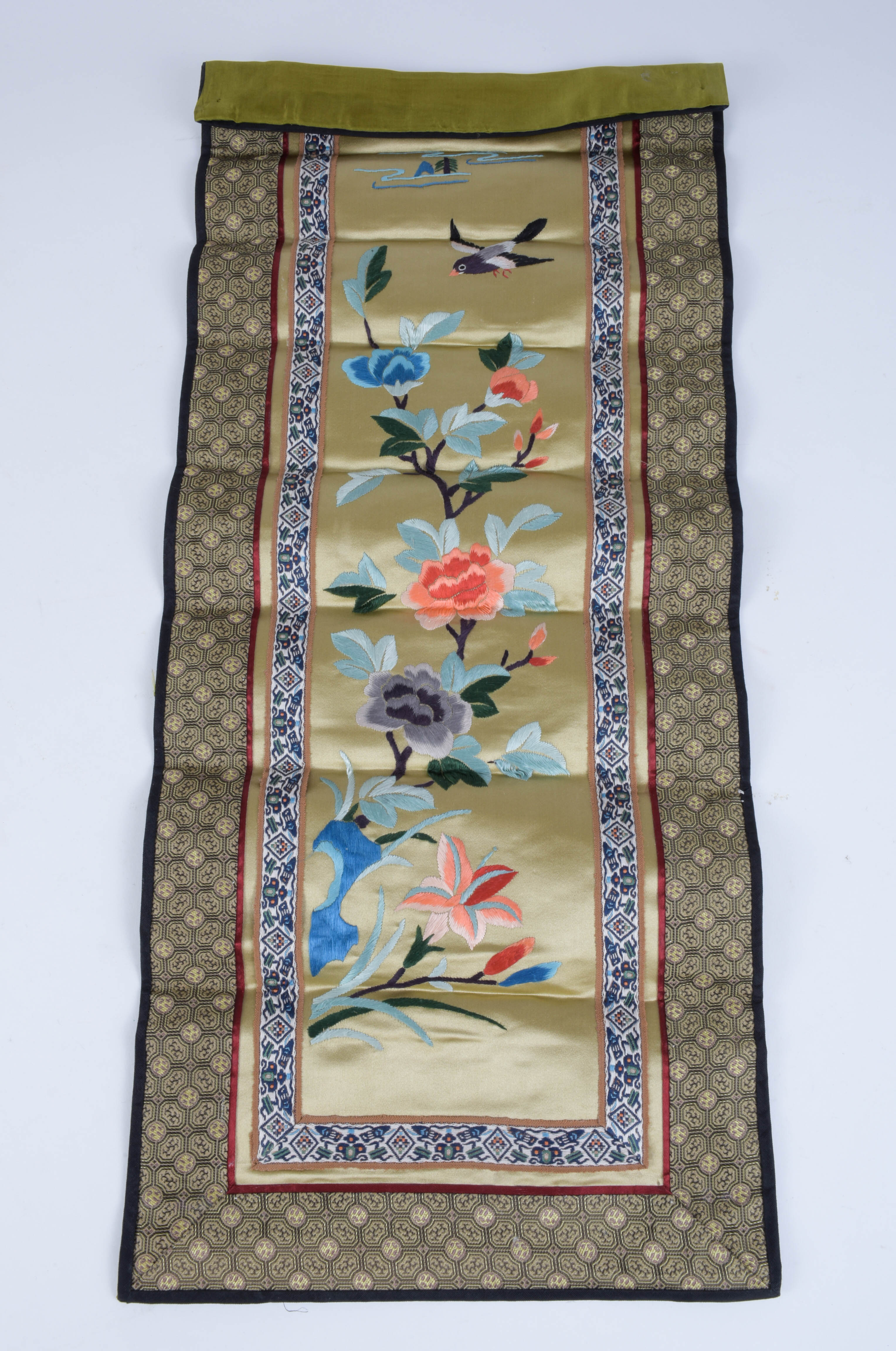 Embroidered Chinese Silk Panels