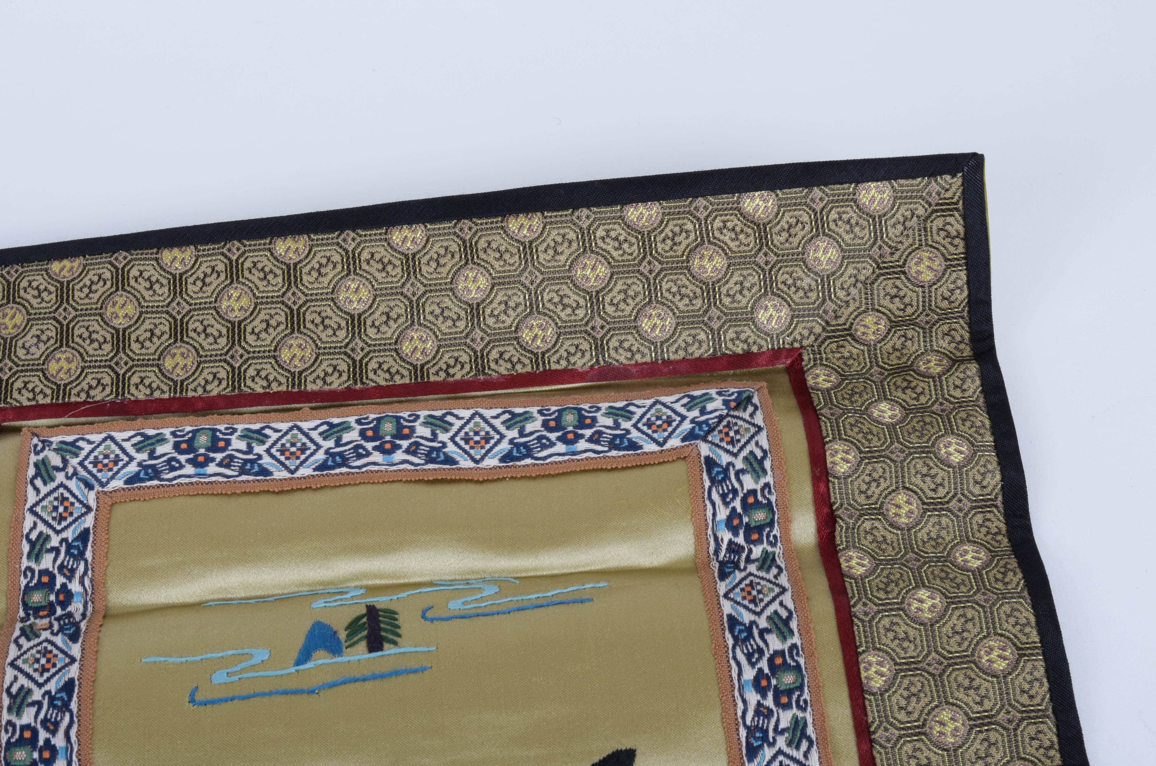 Embroidered Chinese Silk Panels
