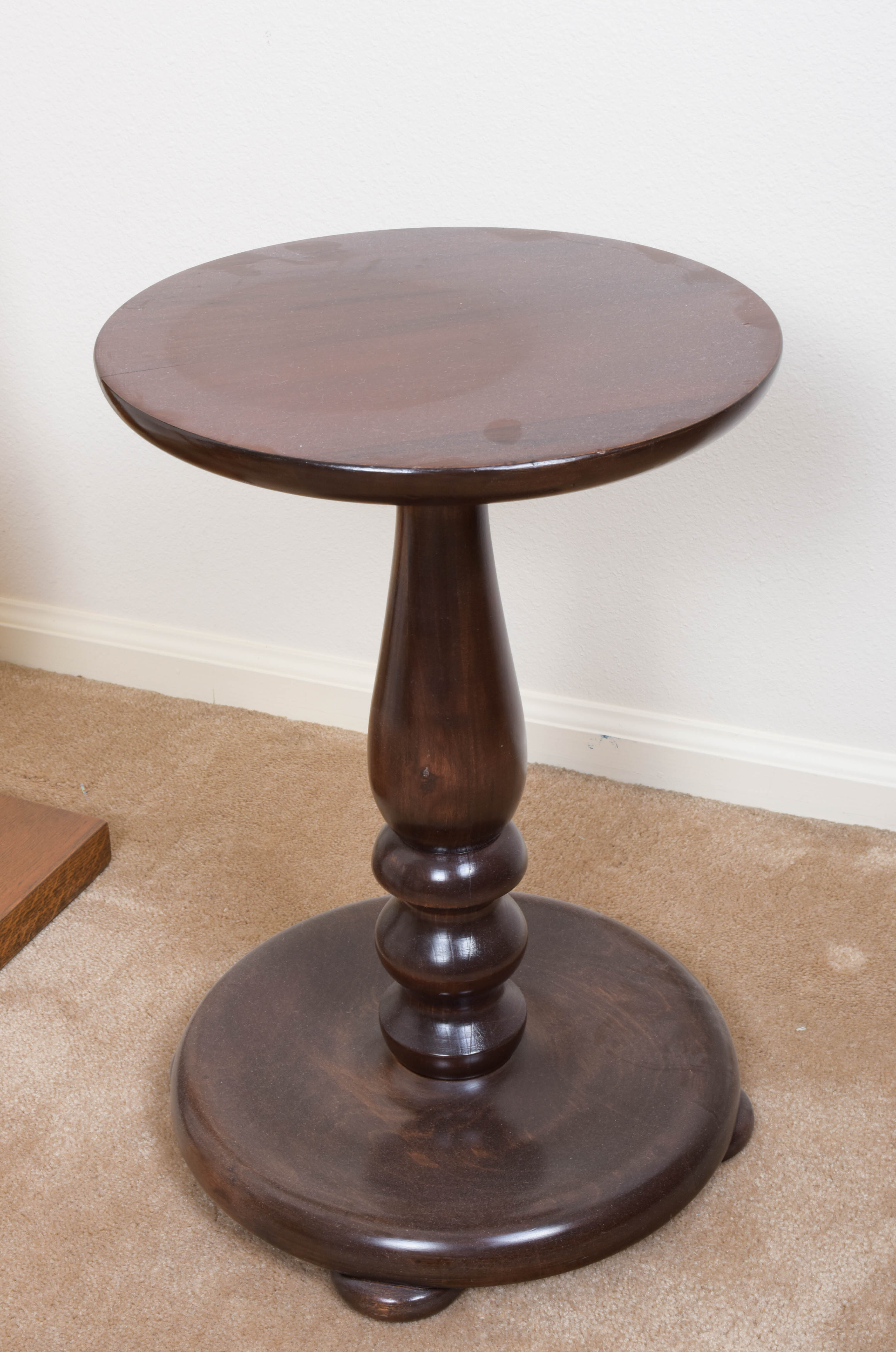 Trio of Wood Pedestals