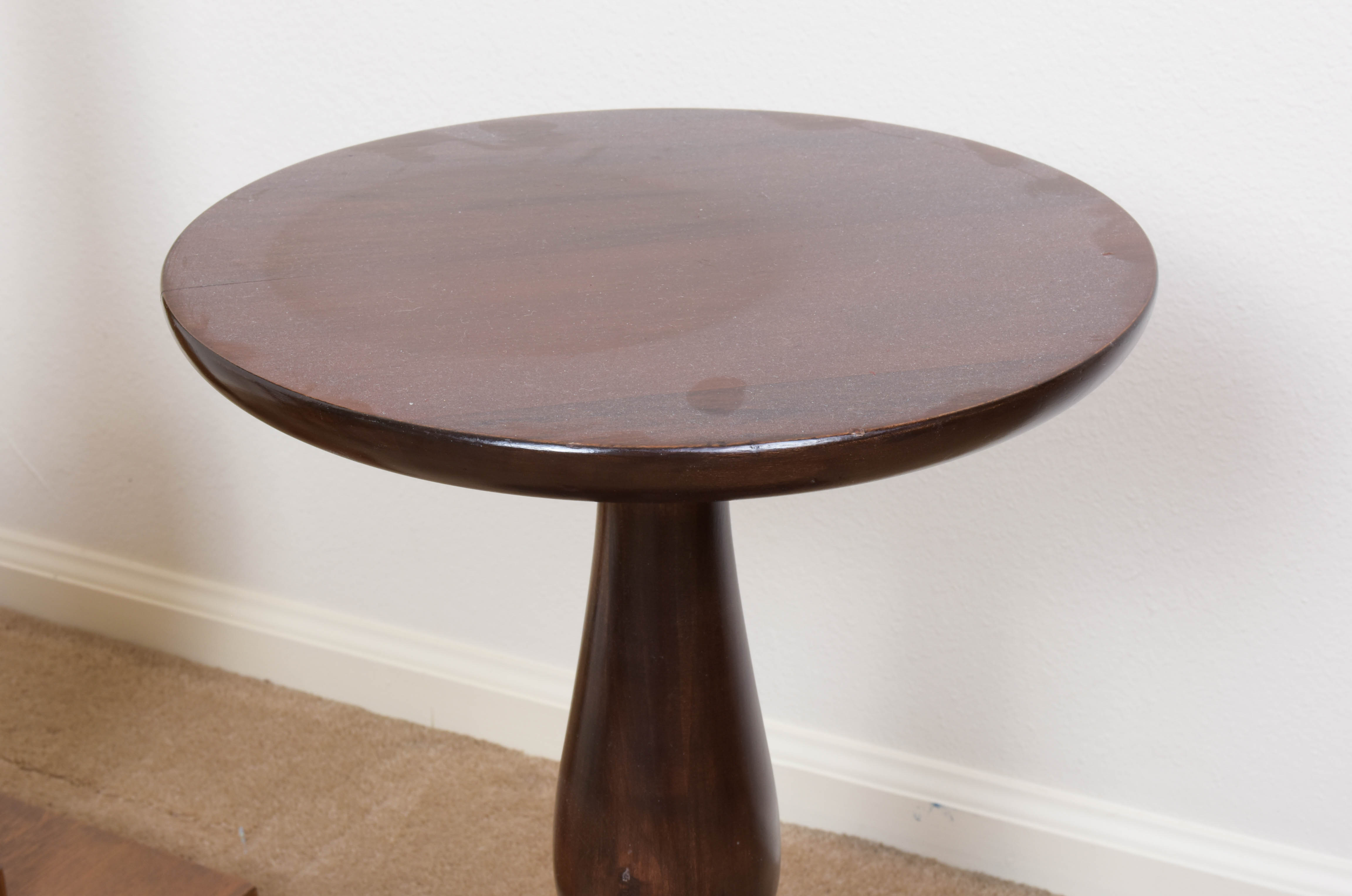 Trio of Wood Pedestals