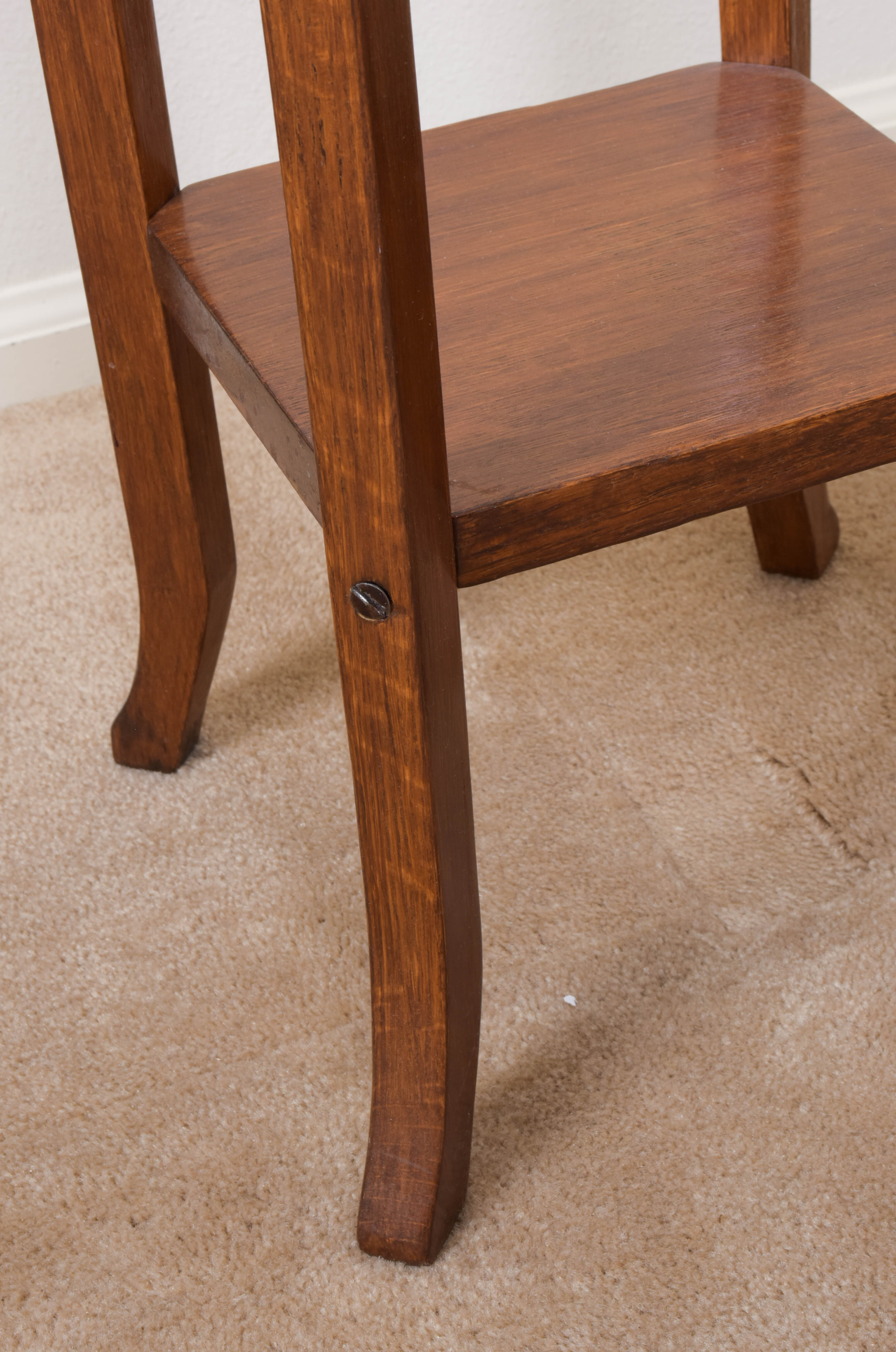 Trio of Wood Pedestals