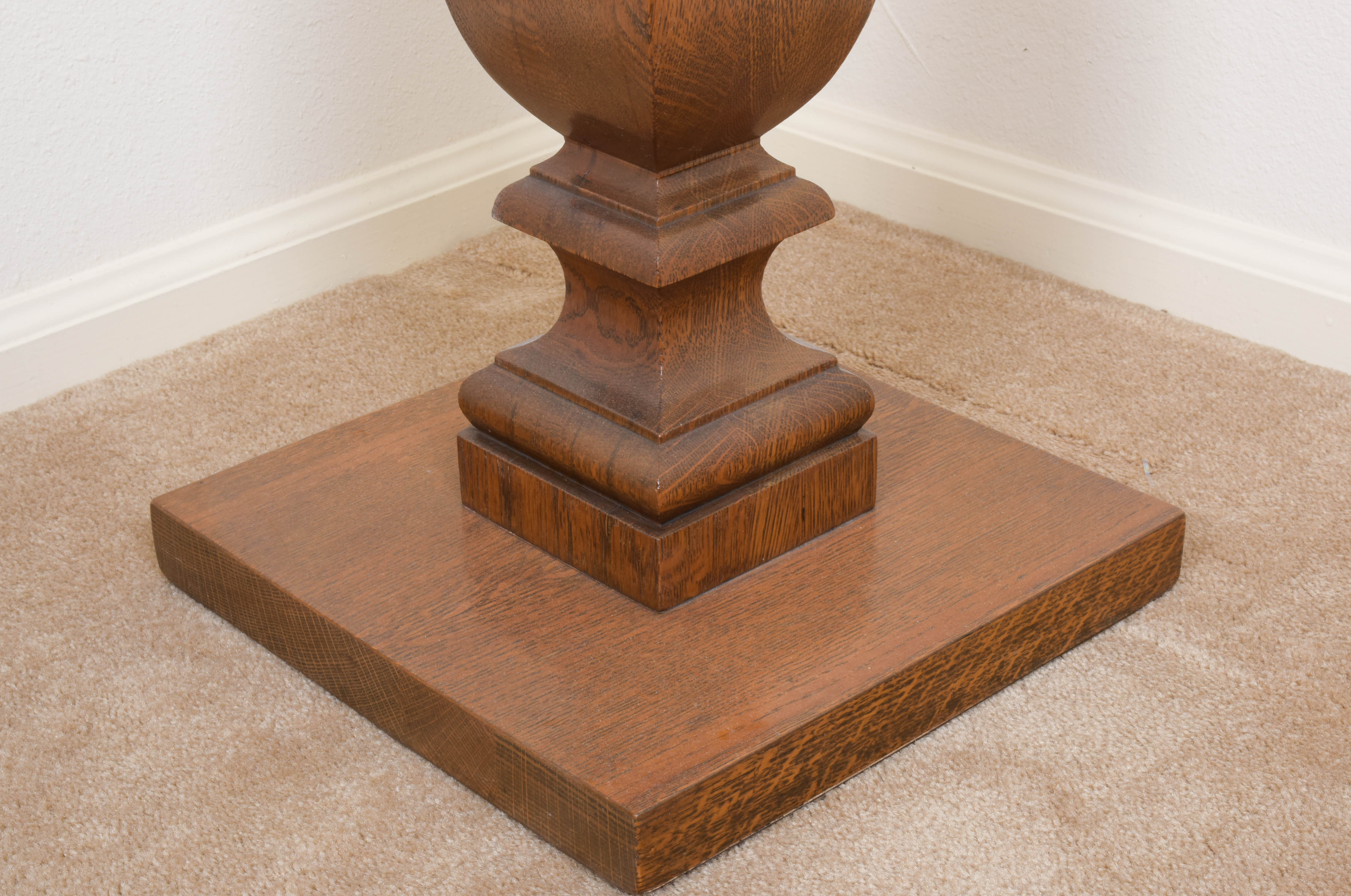 Trio of Wood Pedestals