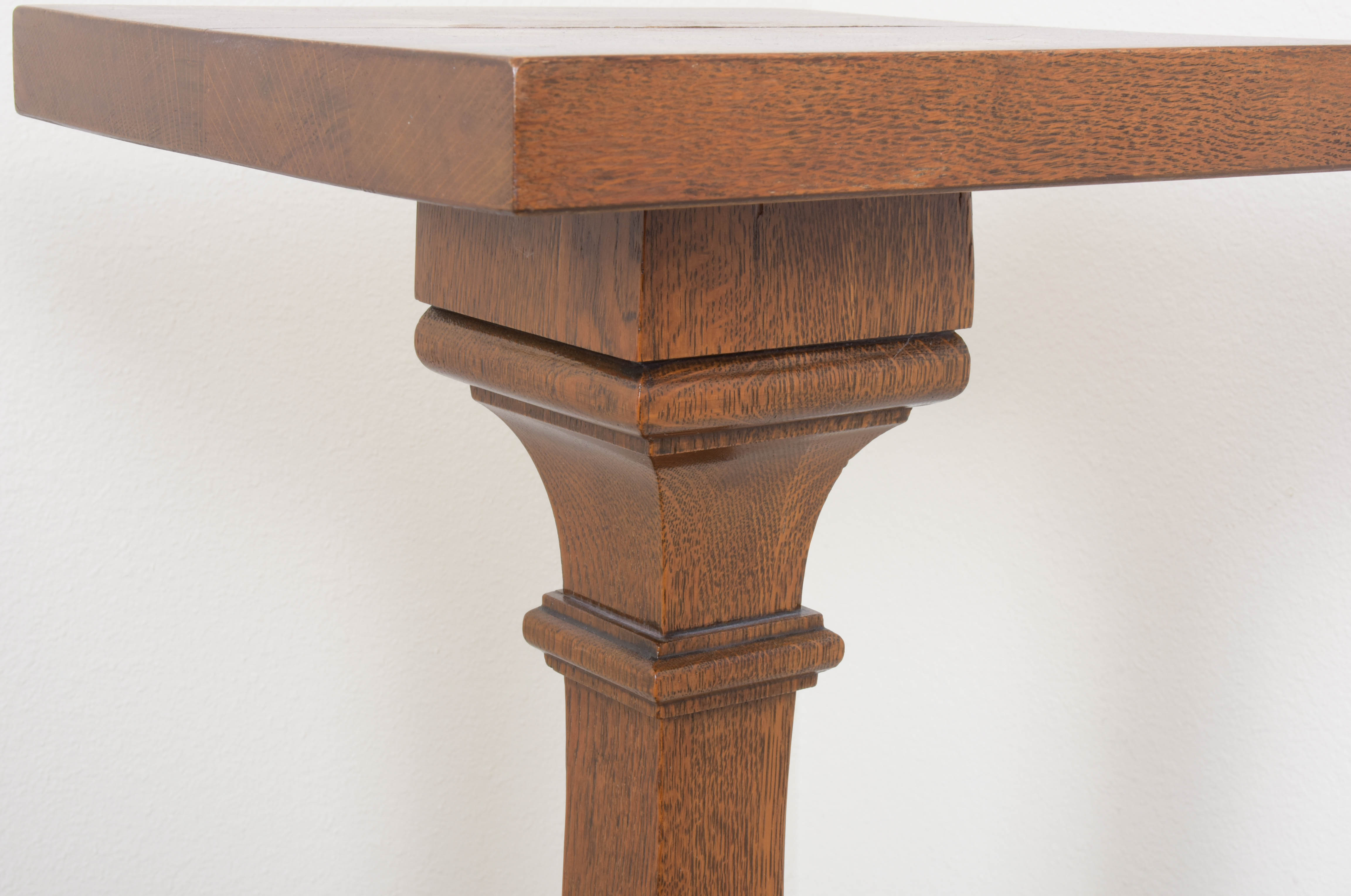 Trio of Wood Pedestals