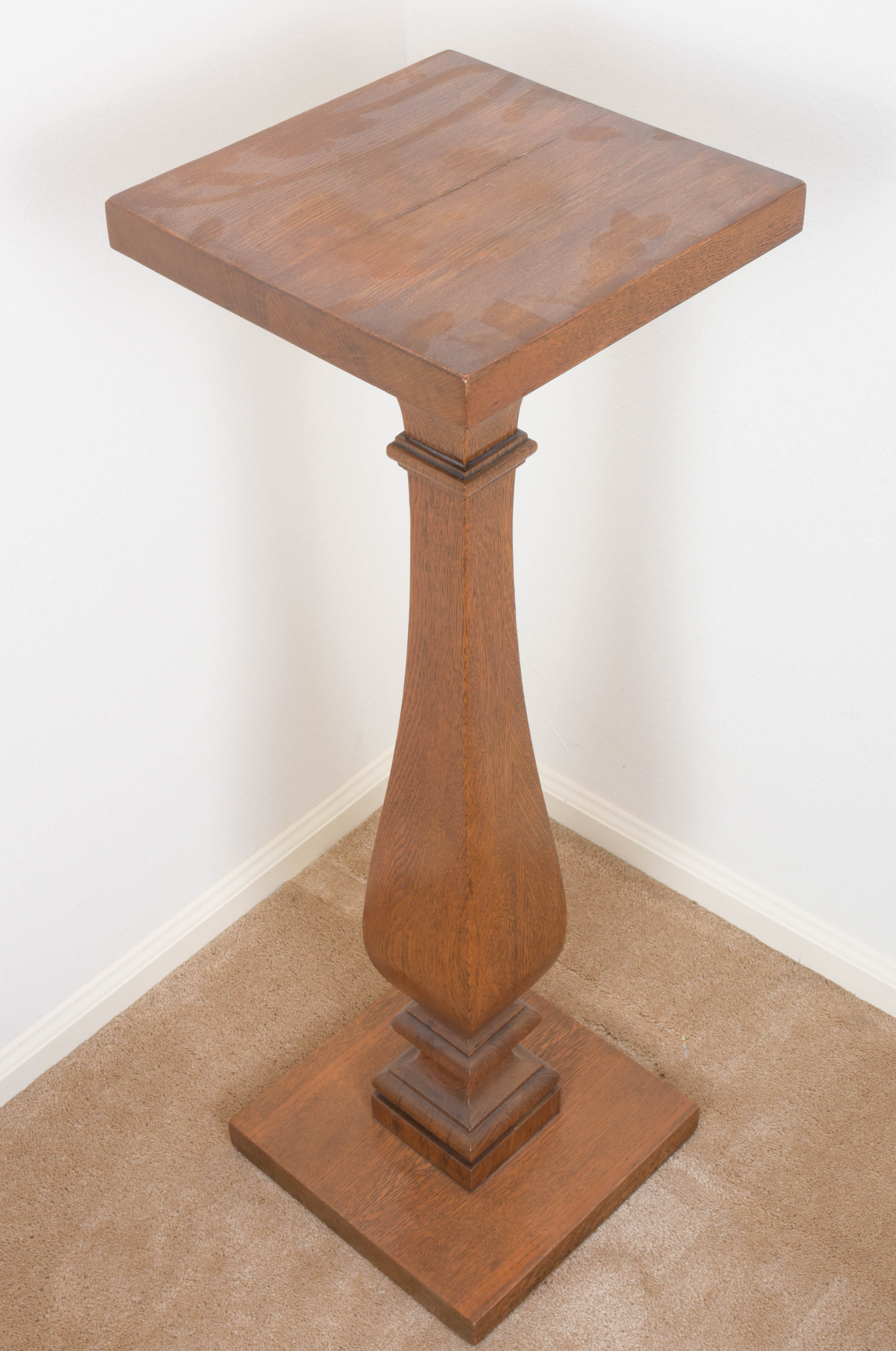 Trio of Wood Pedestals