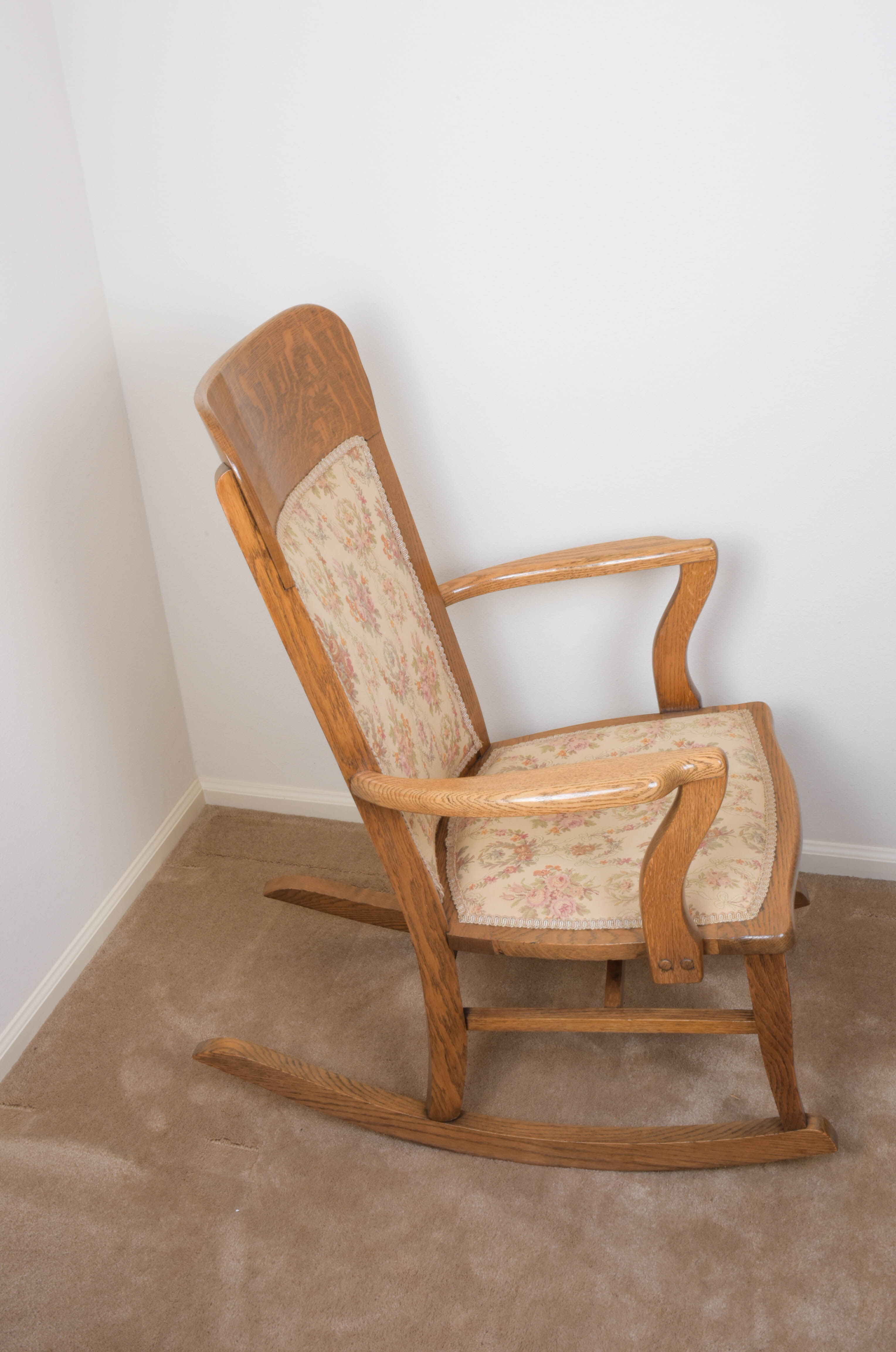 Vintage Oak Rocking Chair