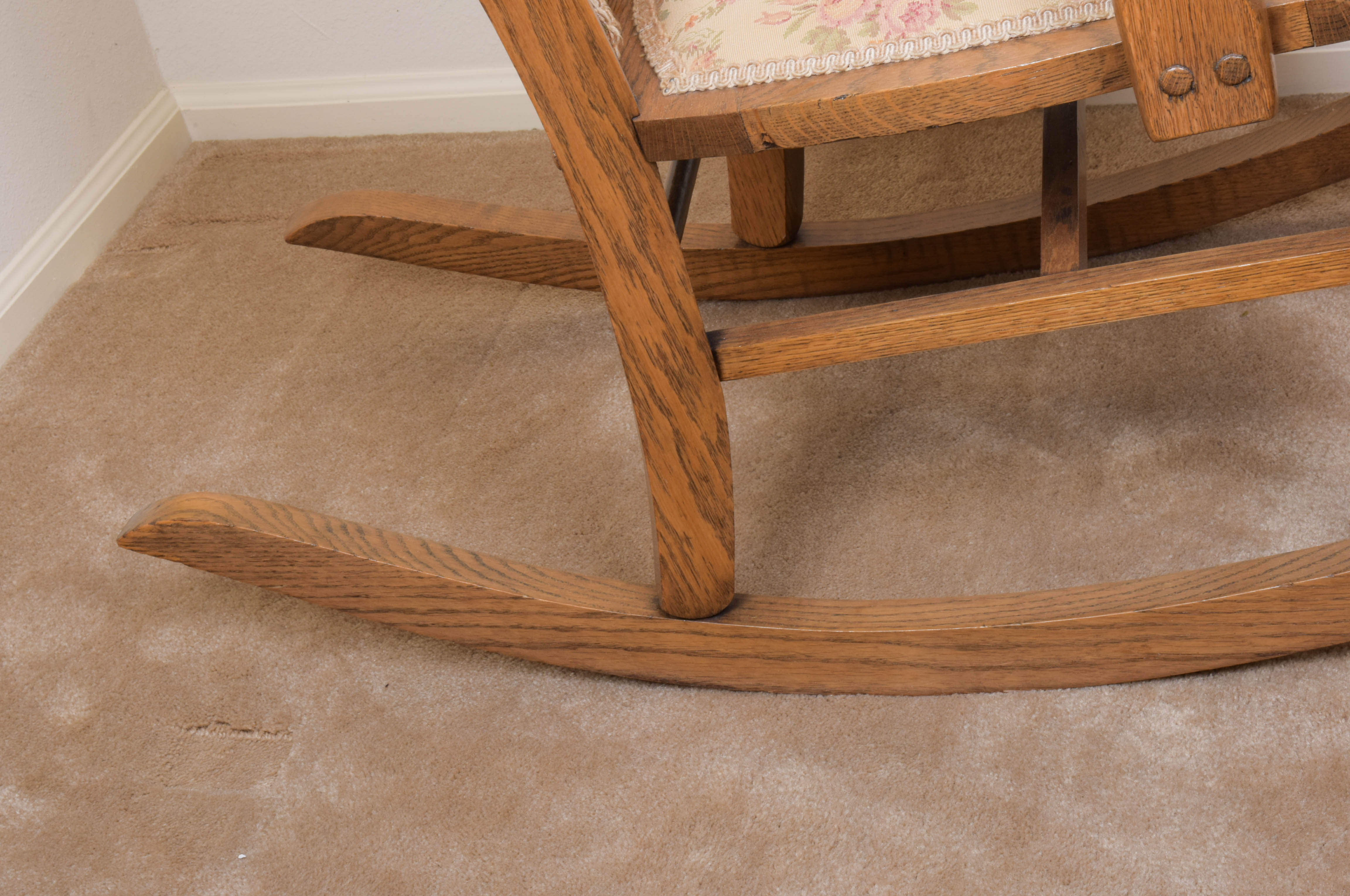 Vintage Oak Rocking Chair