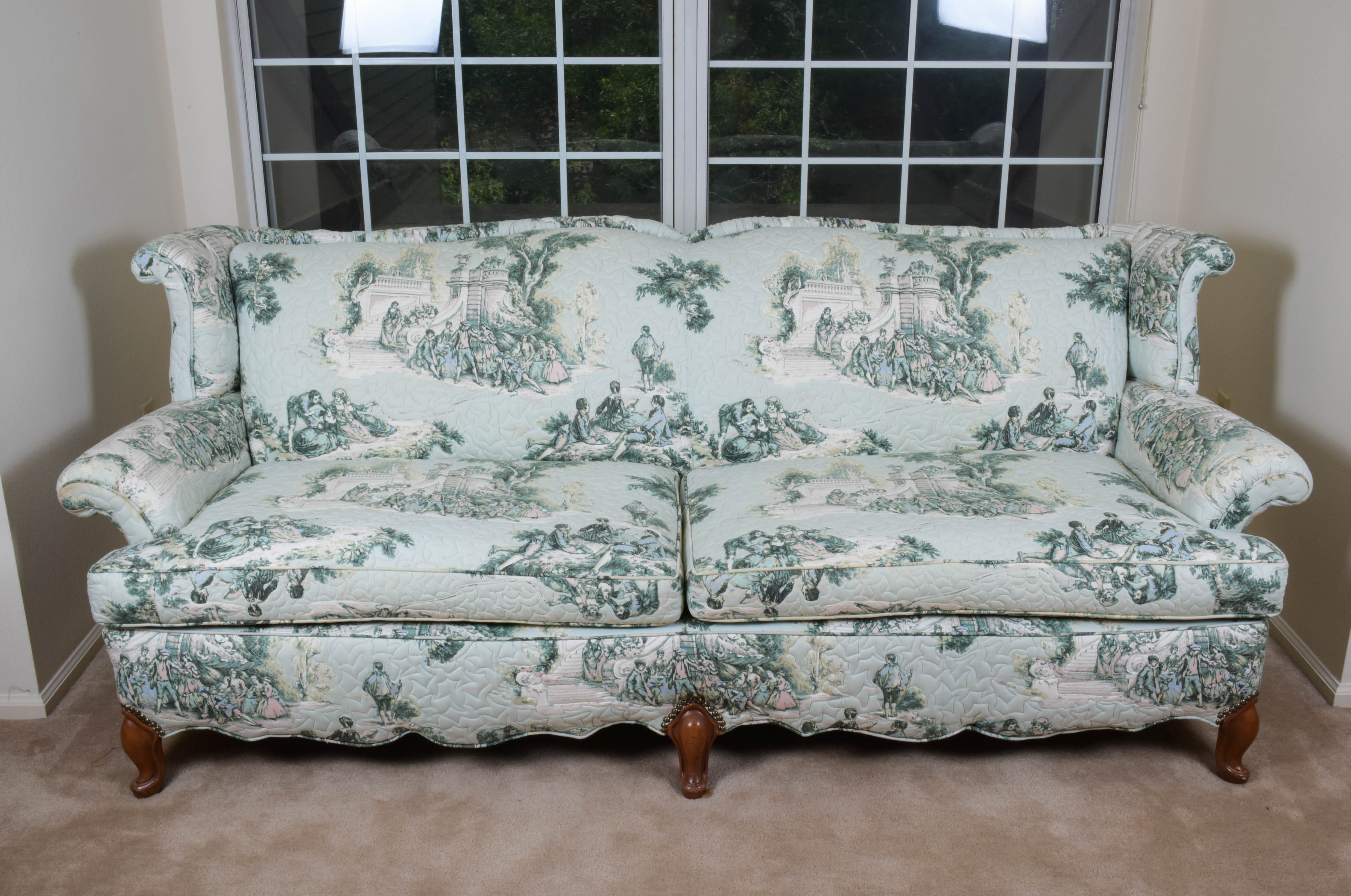 Vintage Quilted Couch