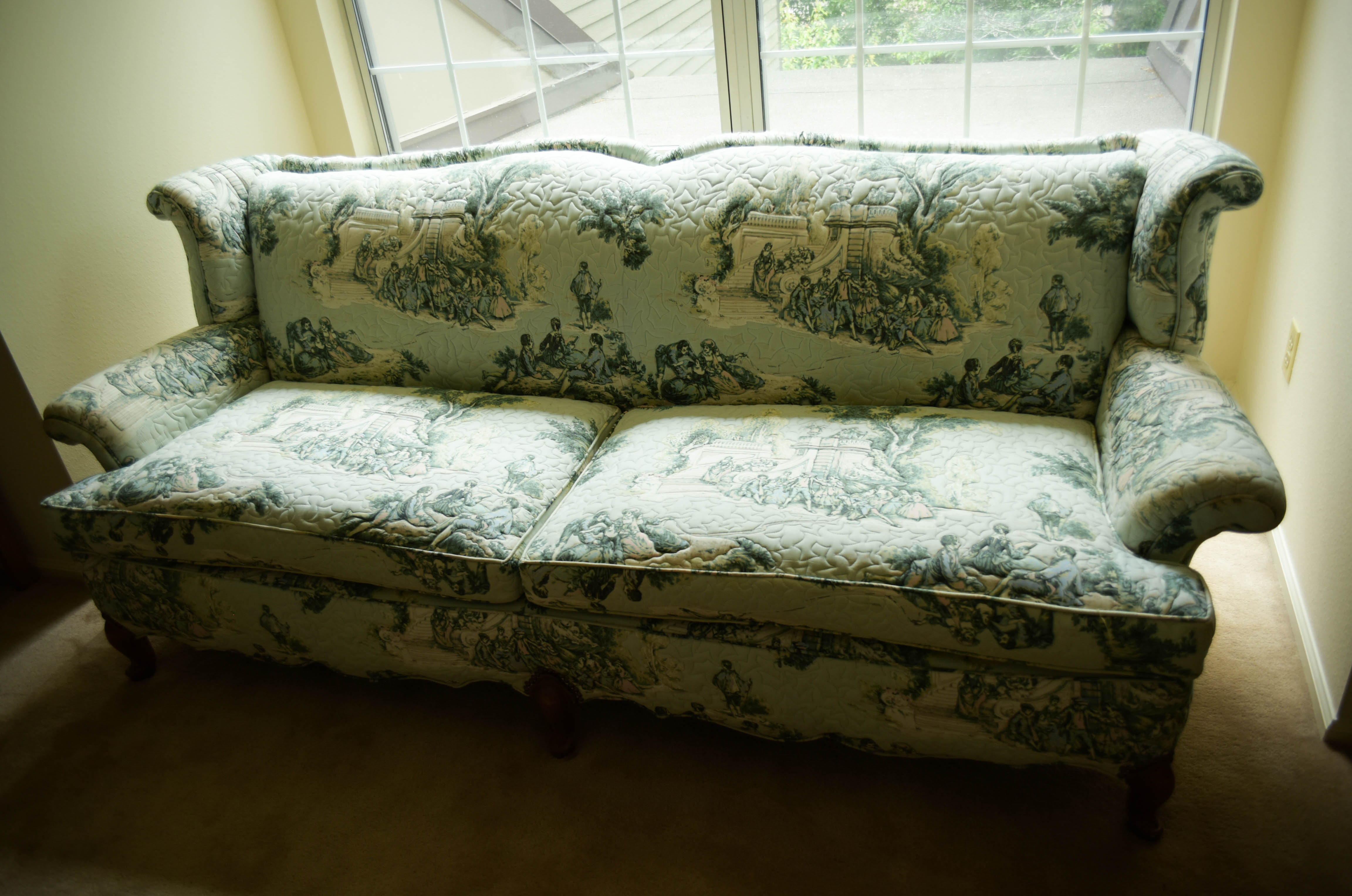 Vintage Quilted Couch