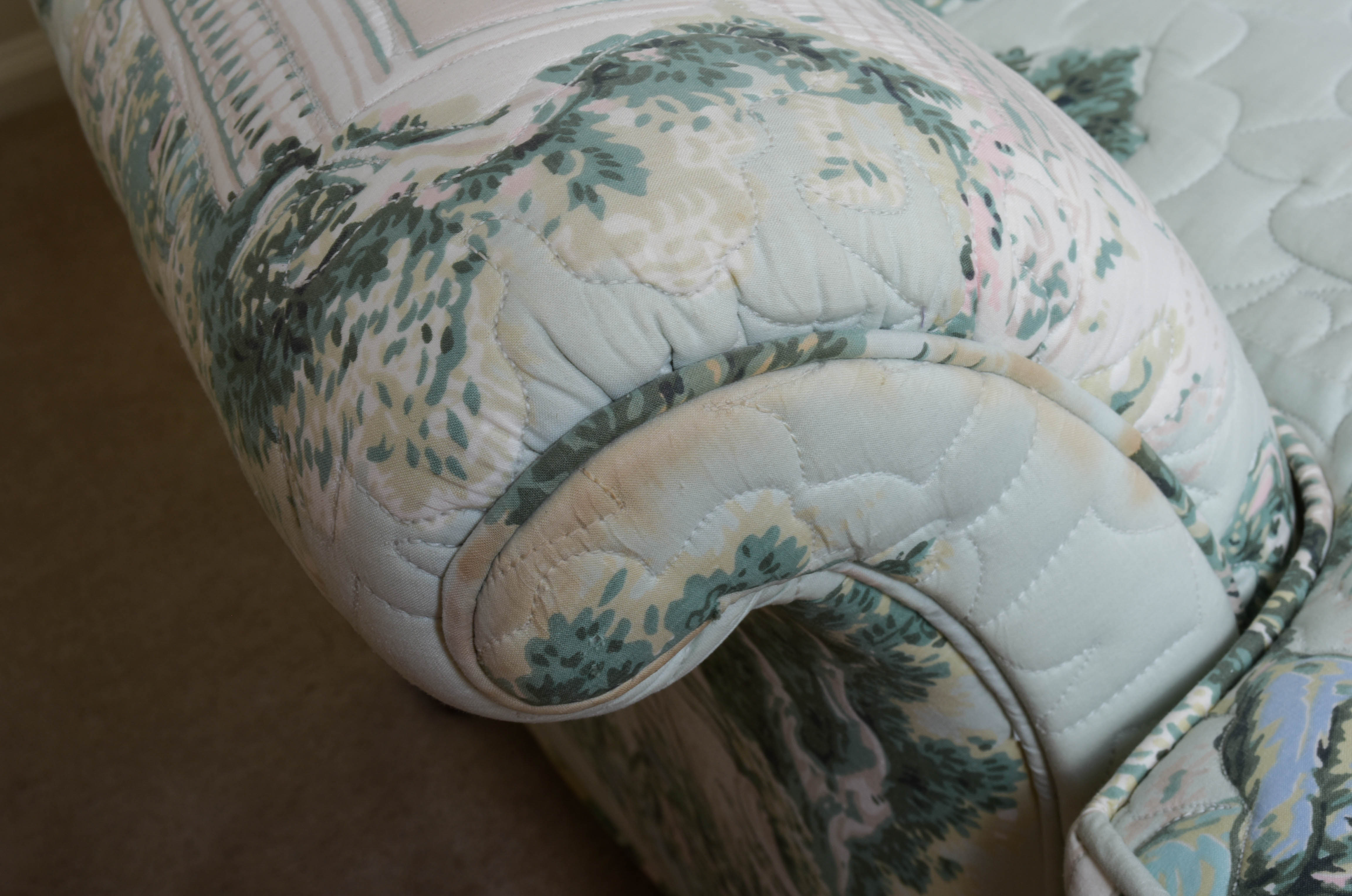 Vintage Quilted Couch