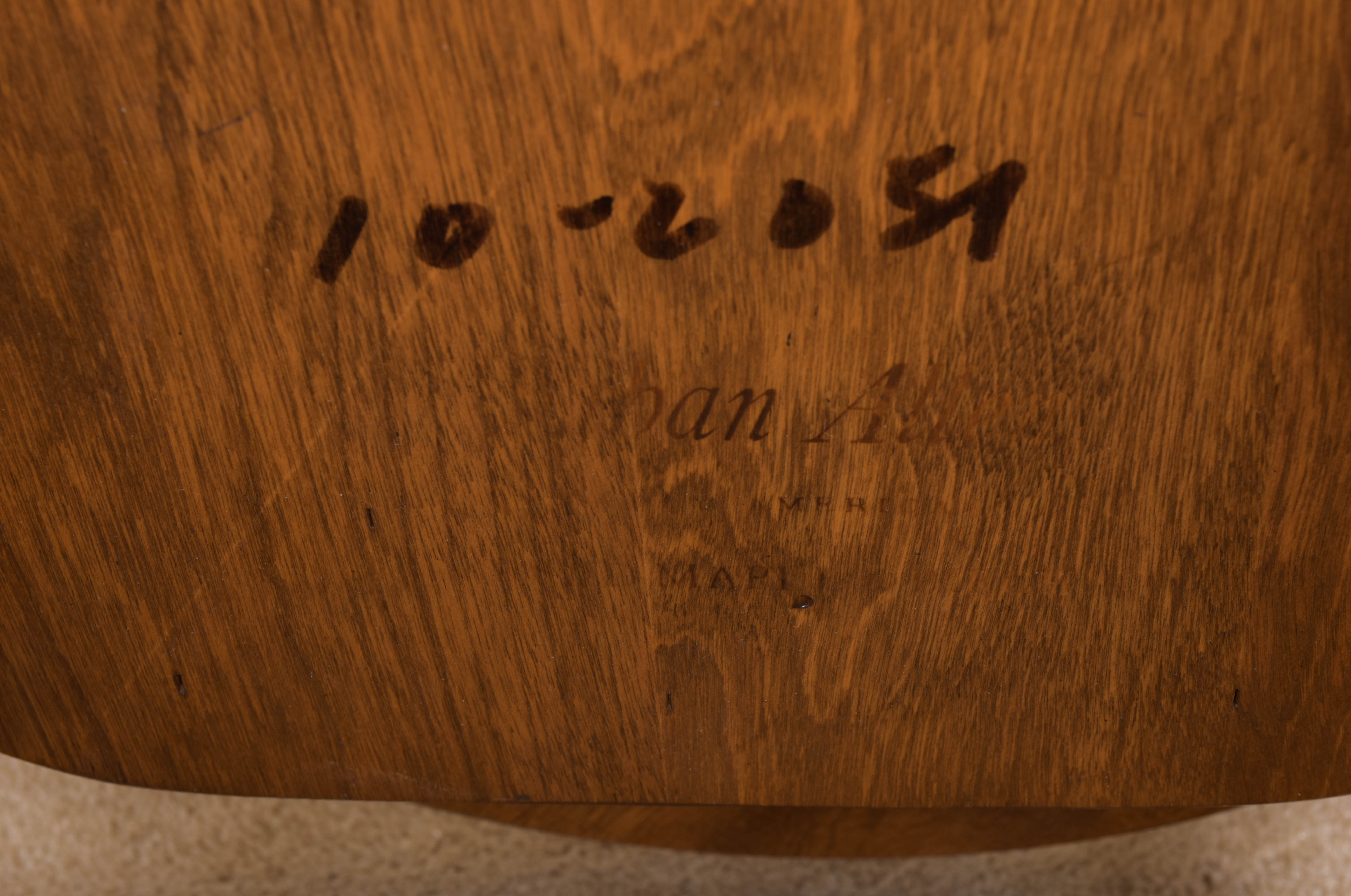 Set of Four Ethan Allen Maple Swivel Chairs