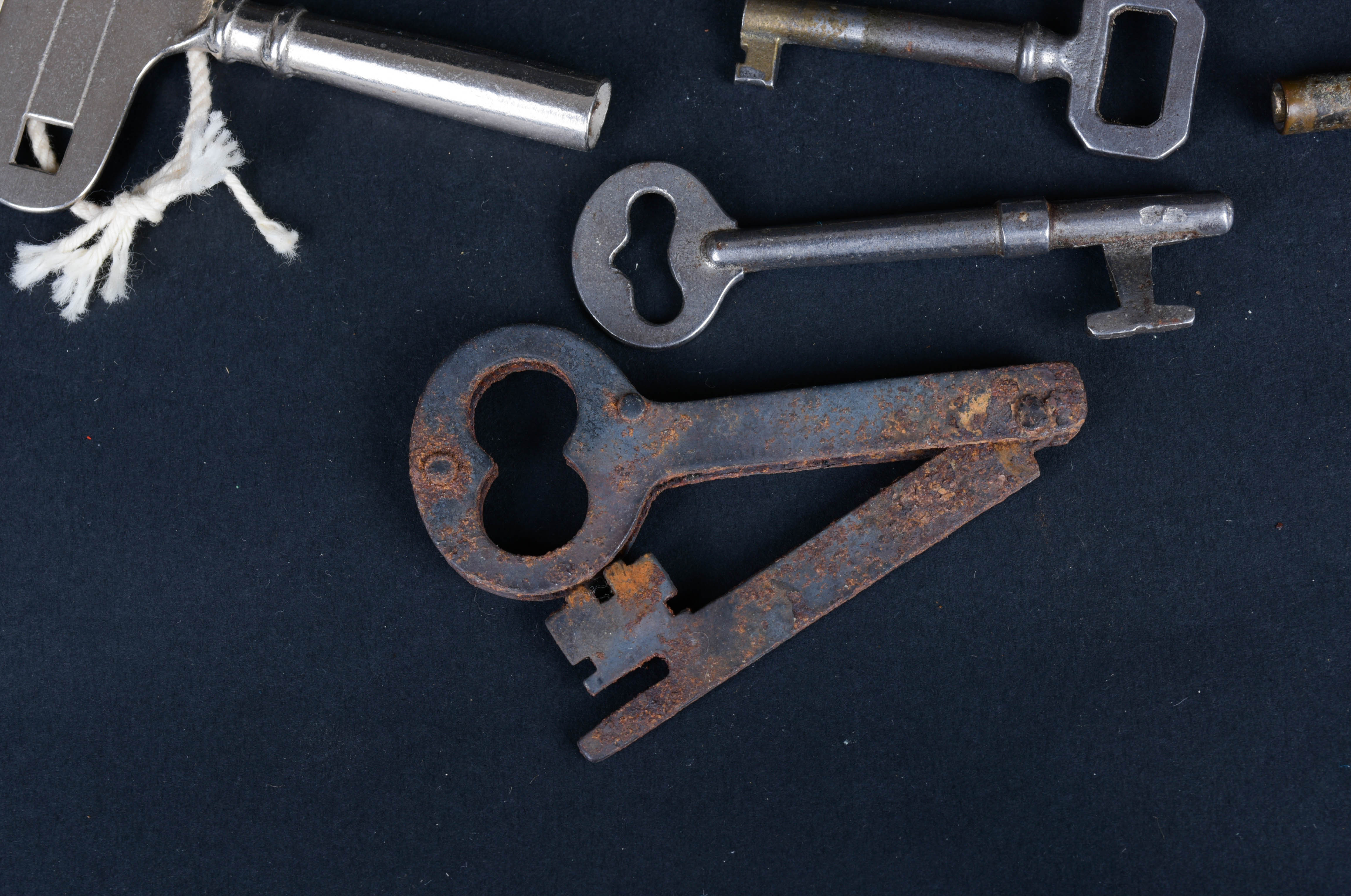 Antique Corbin "Ironclad" Padlock and Key Collection