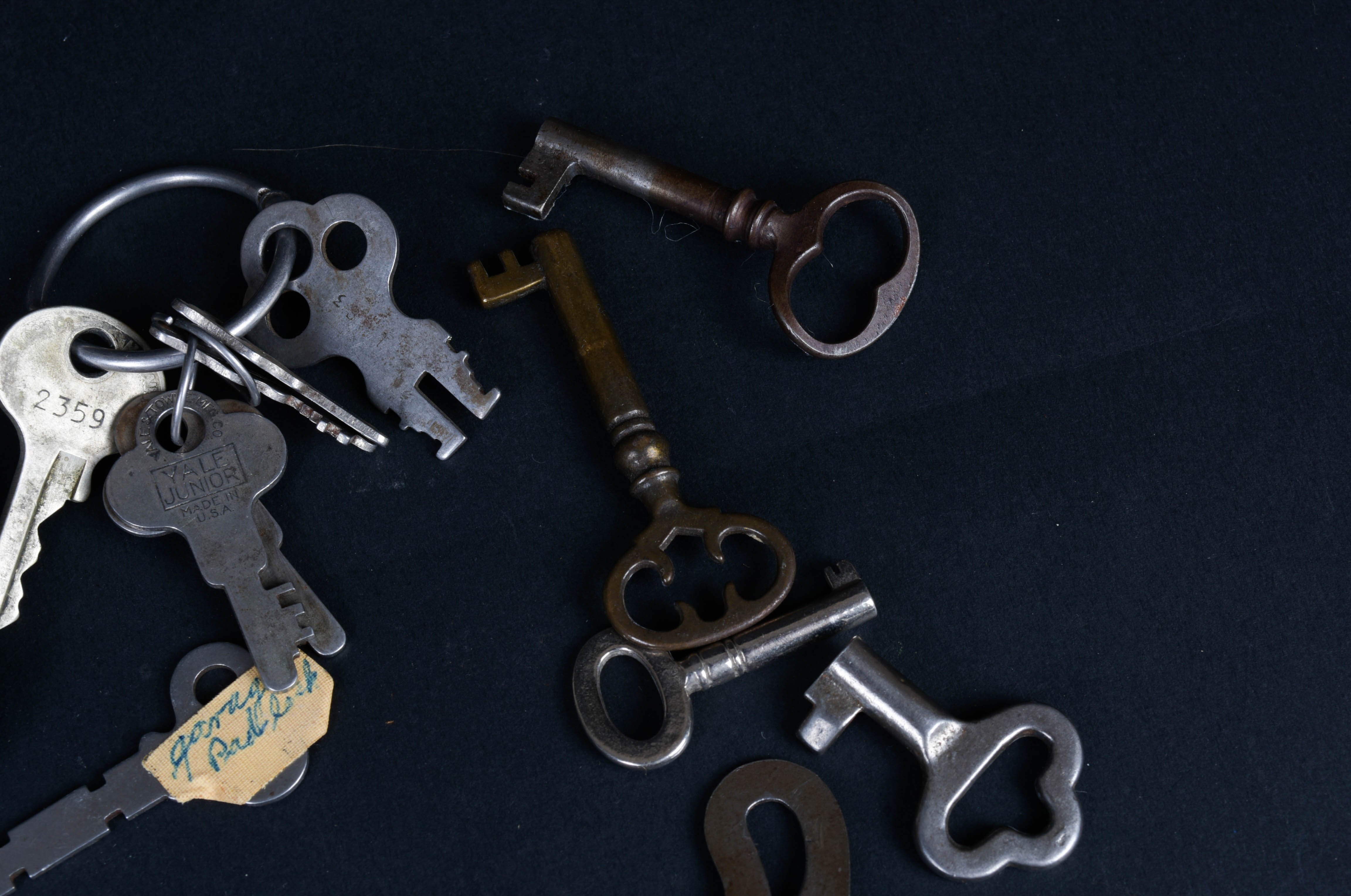 Antique Corbin "Ironclad" Padlock and Key Collection