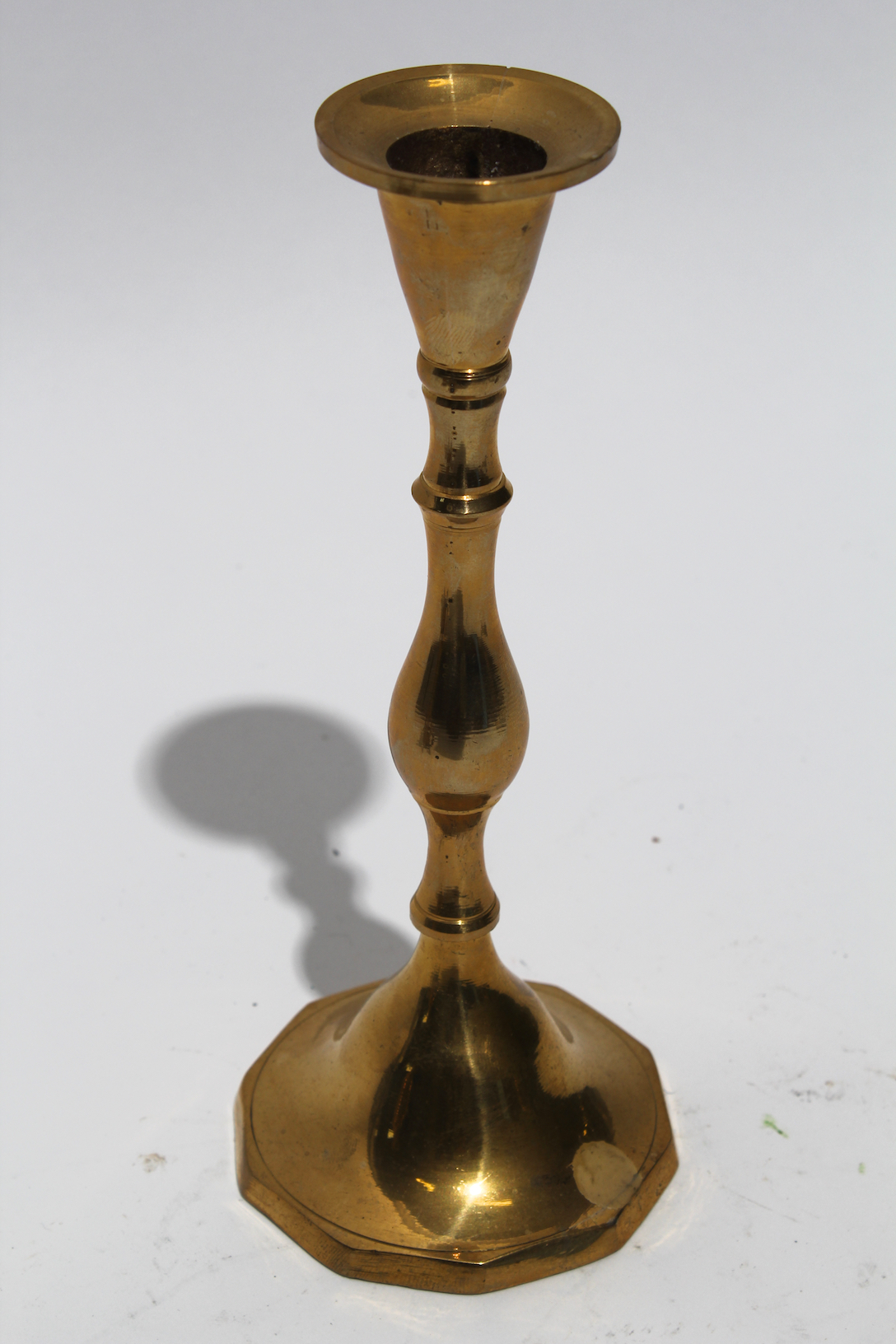 Grouping of Brass Decor with Rocking Horse Music Box