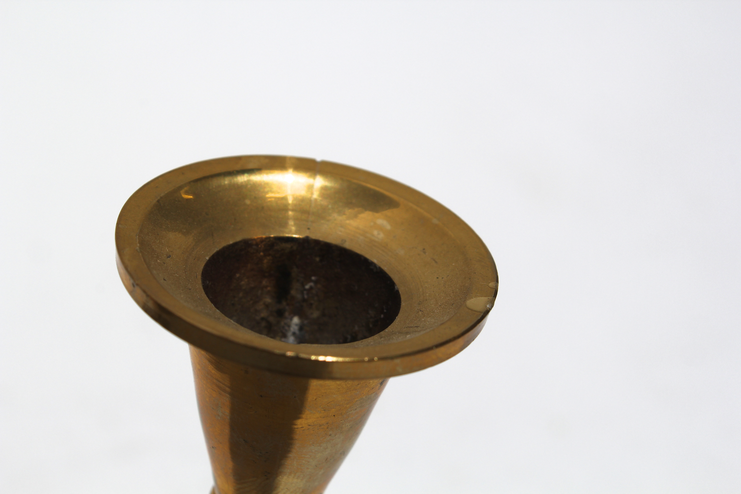 Grouping of Brass Decor with Rocking Horse Music Box