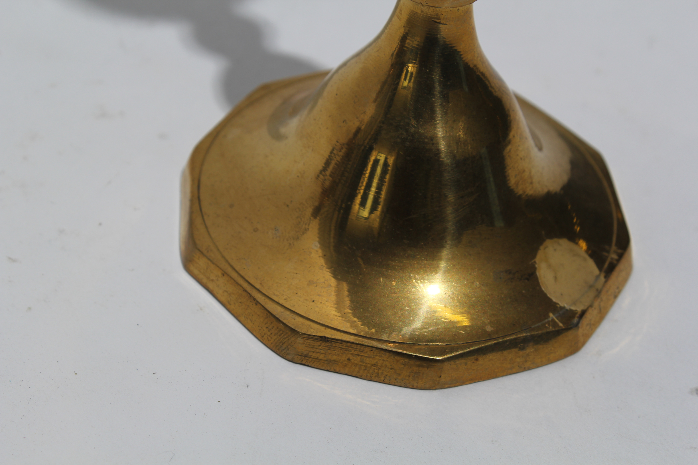 Grouping of Brass Decor with Rocking Horse Music Box