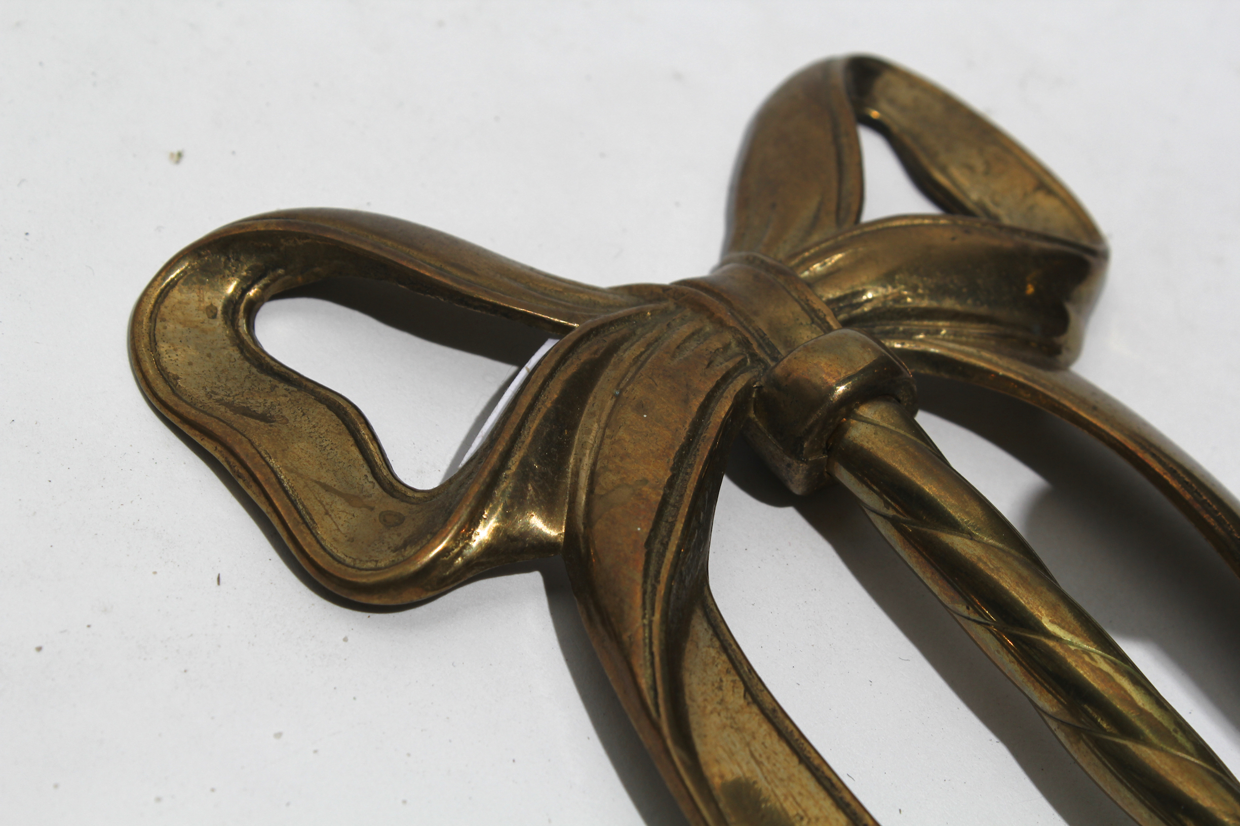 Grouping of Brass Decor with Rocking Horse Music Box