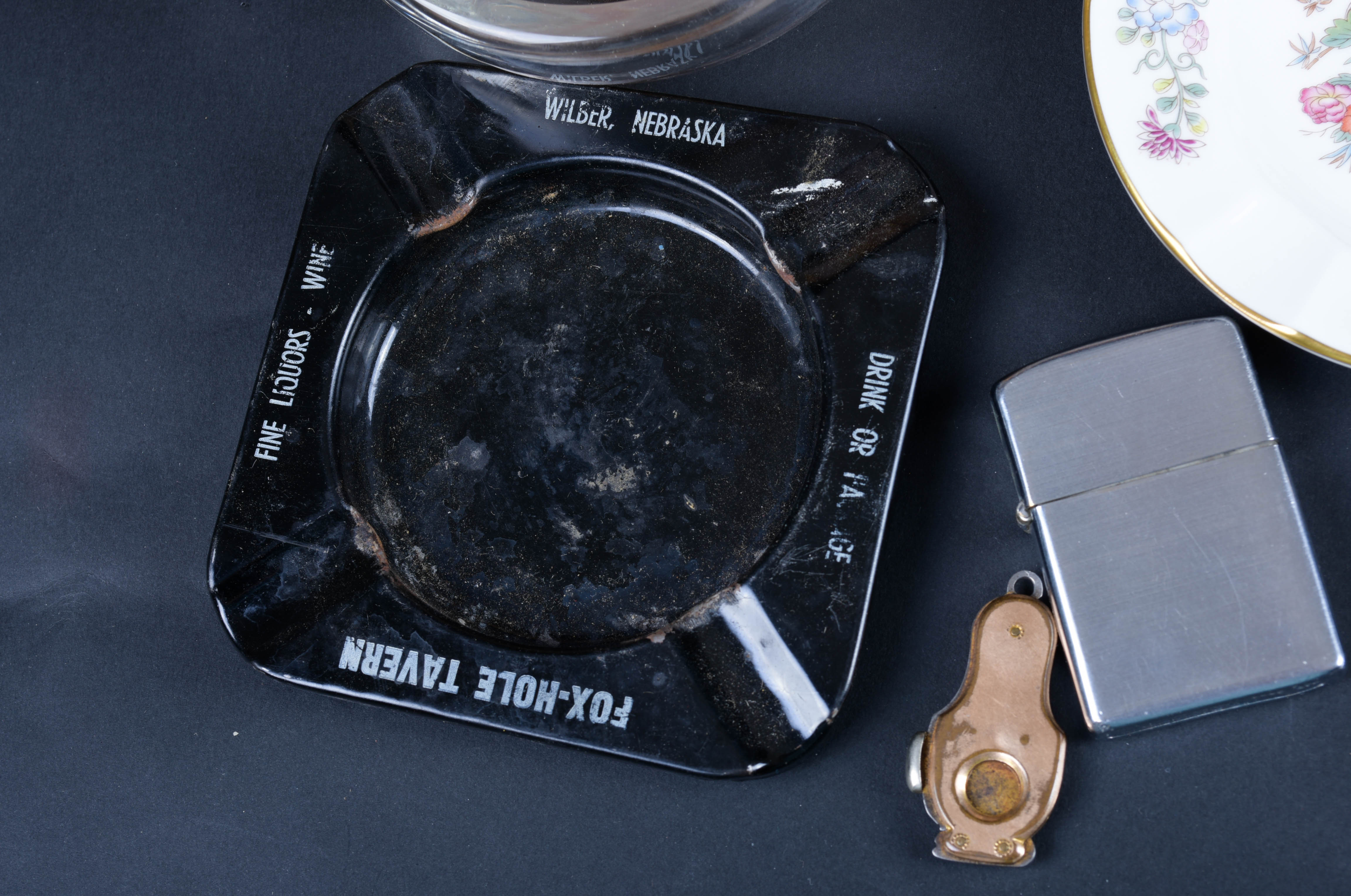 Cigar Boxes, Vintage Lighters, Ash Receivers and Other Tobacciana