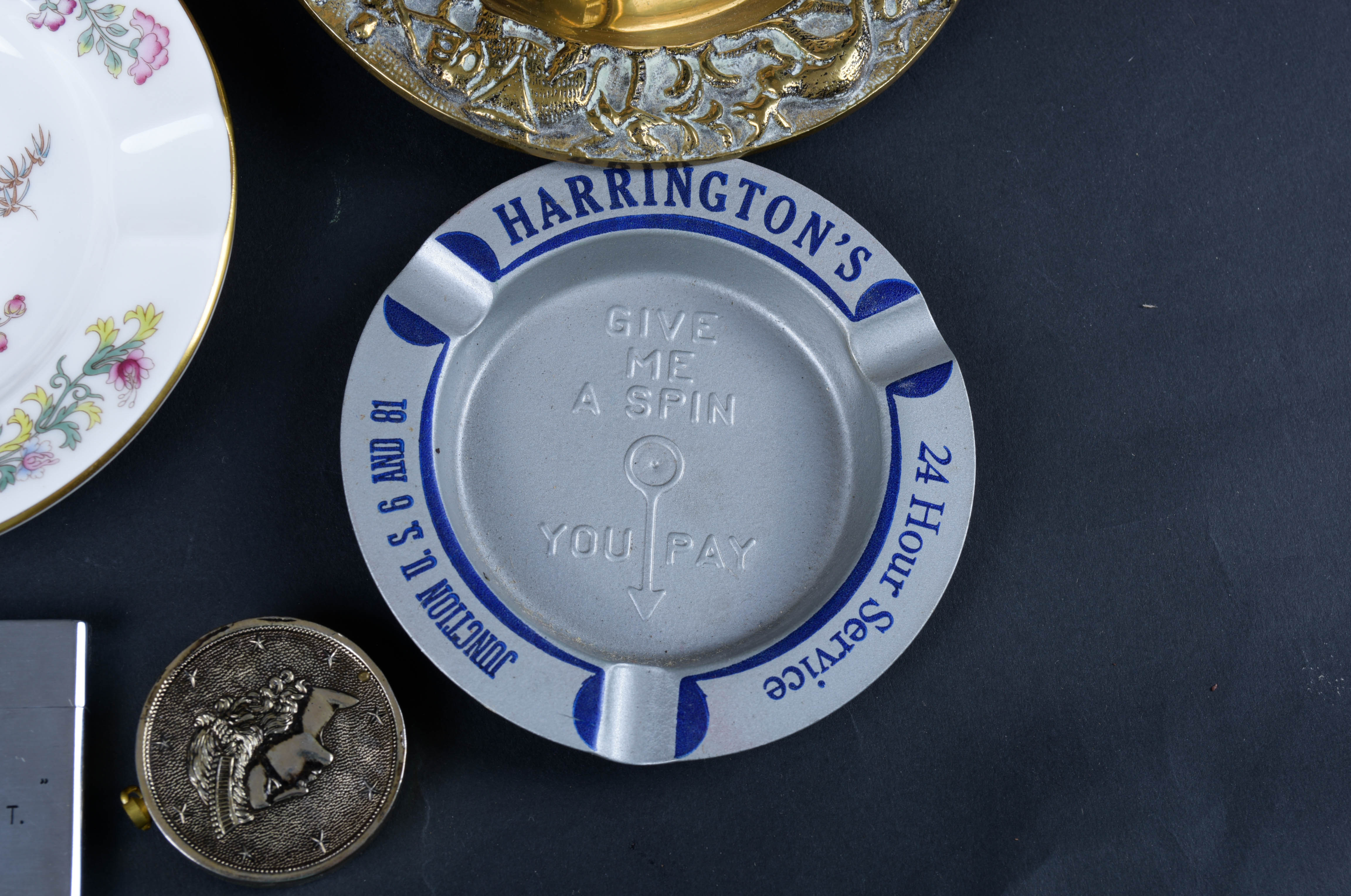 Cigar Boxes, Vintage Lighters, Ash Receivers and Other Tobacciana