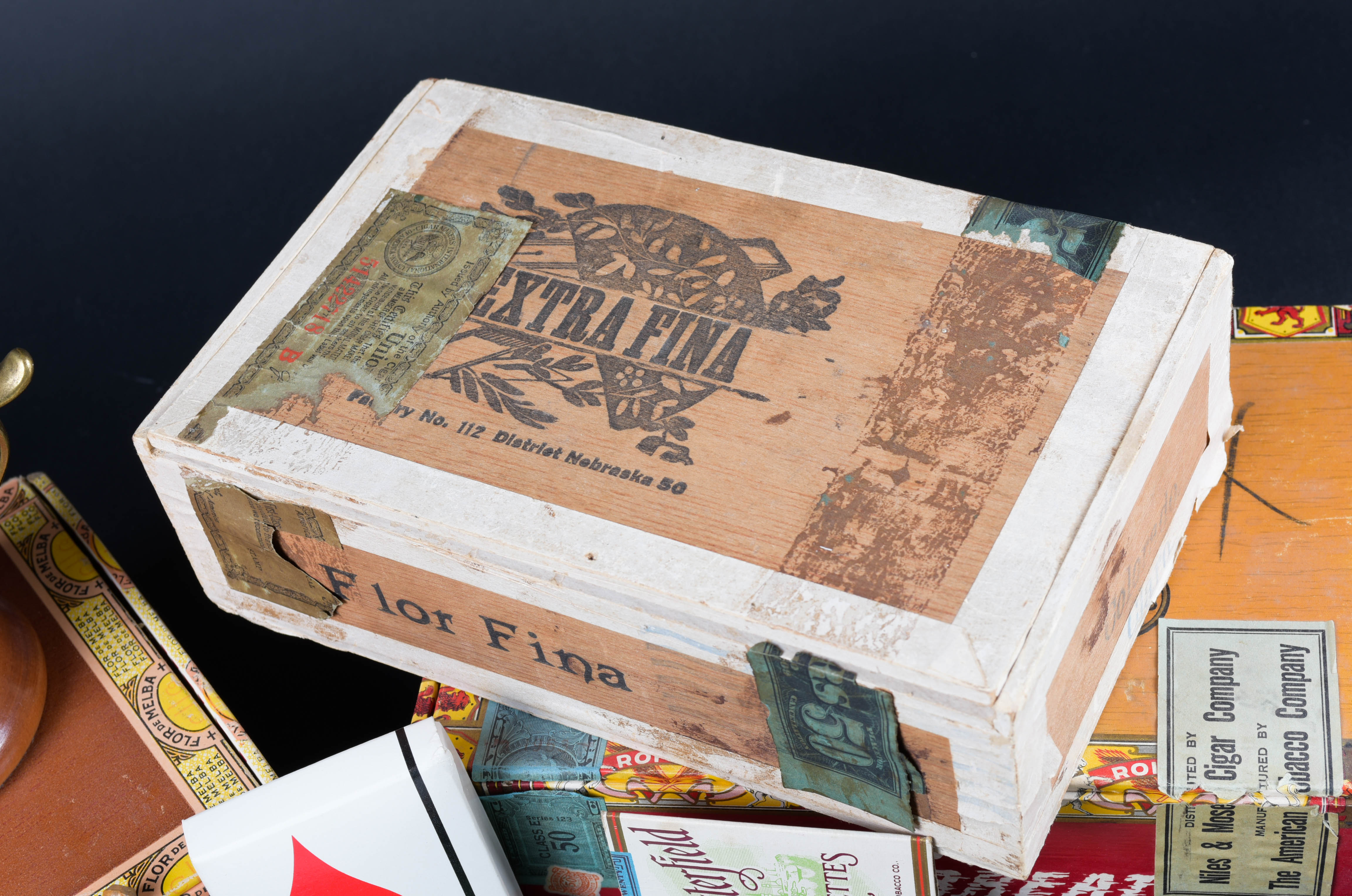 Cigar Boxes, Vintage Lighters, Ash Receivers and Other Tobacciana