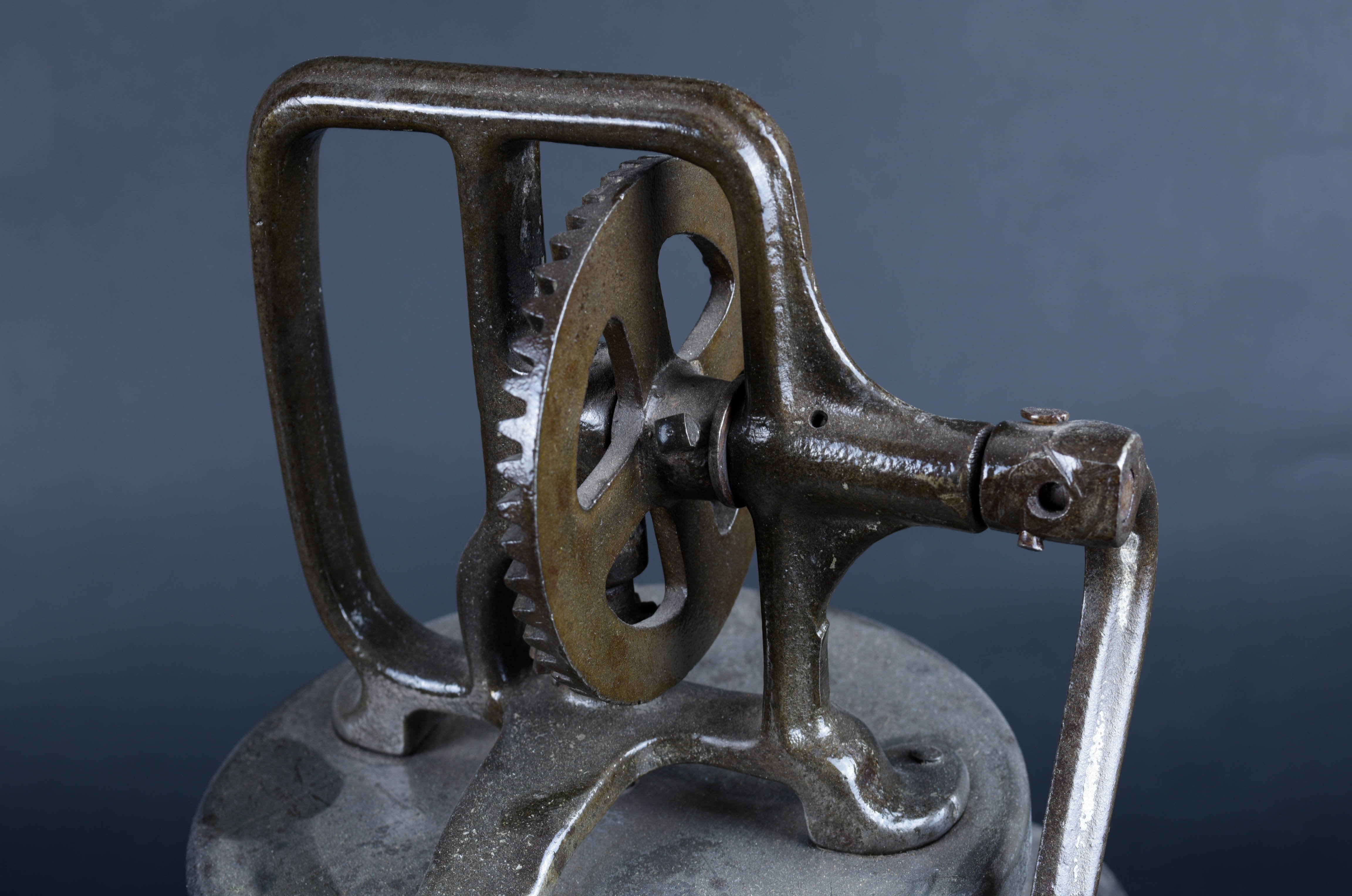 Wooden Coffee Grinder and Hand-Crank Butter Churn