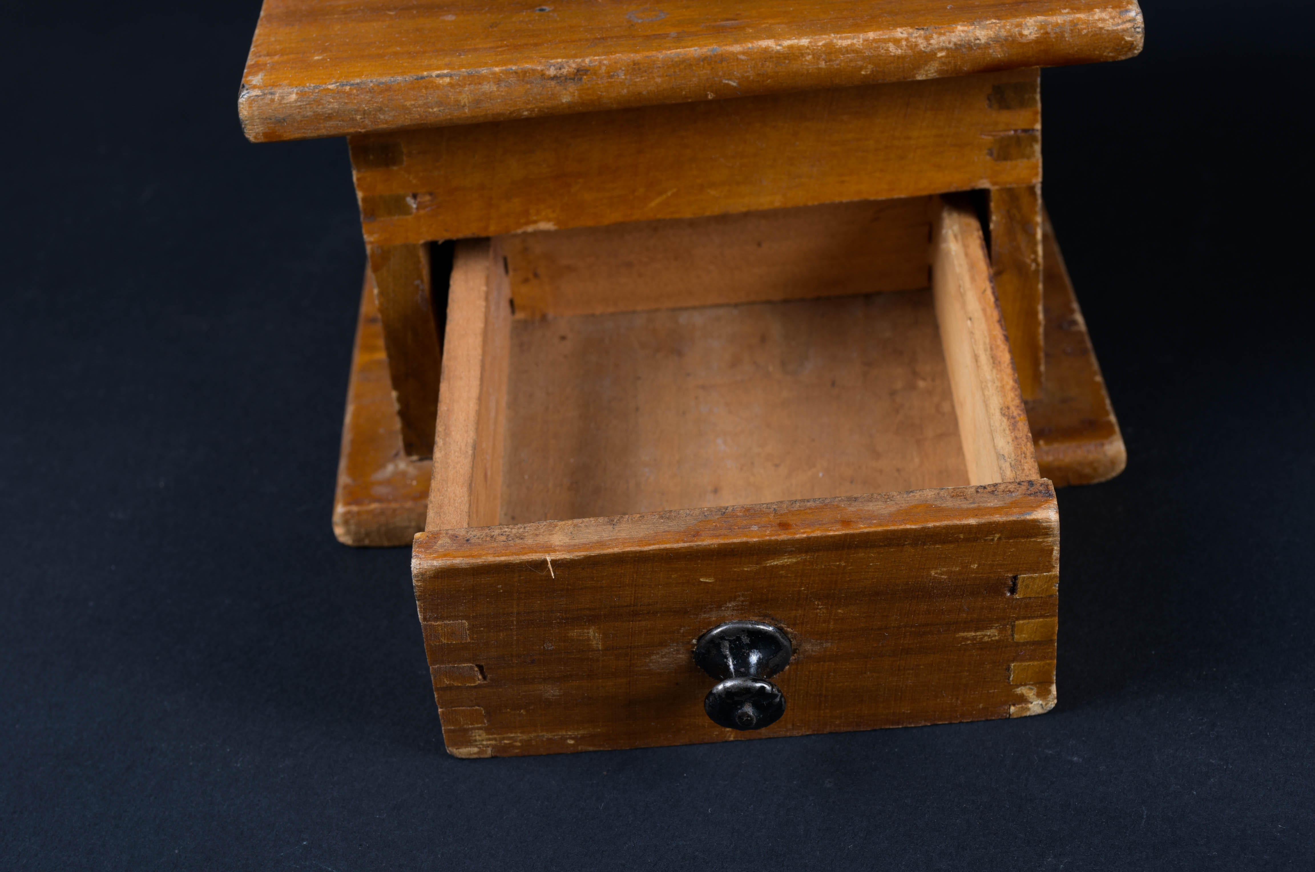 Wooden Coffee Grinder and Hand-Crank Butter Churn