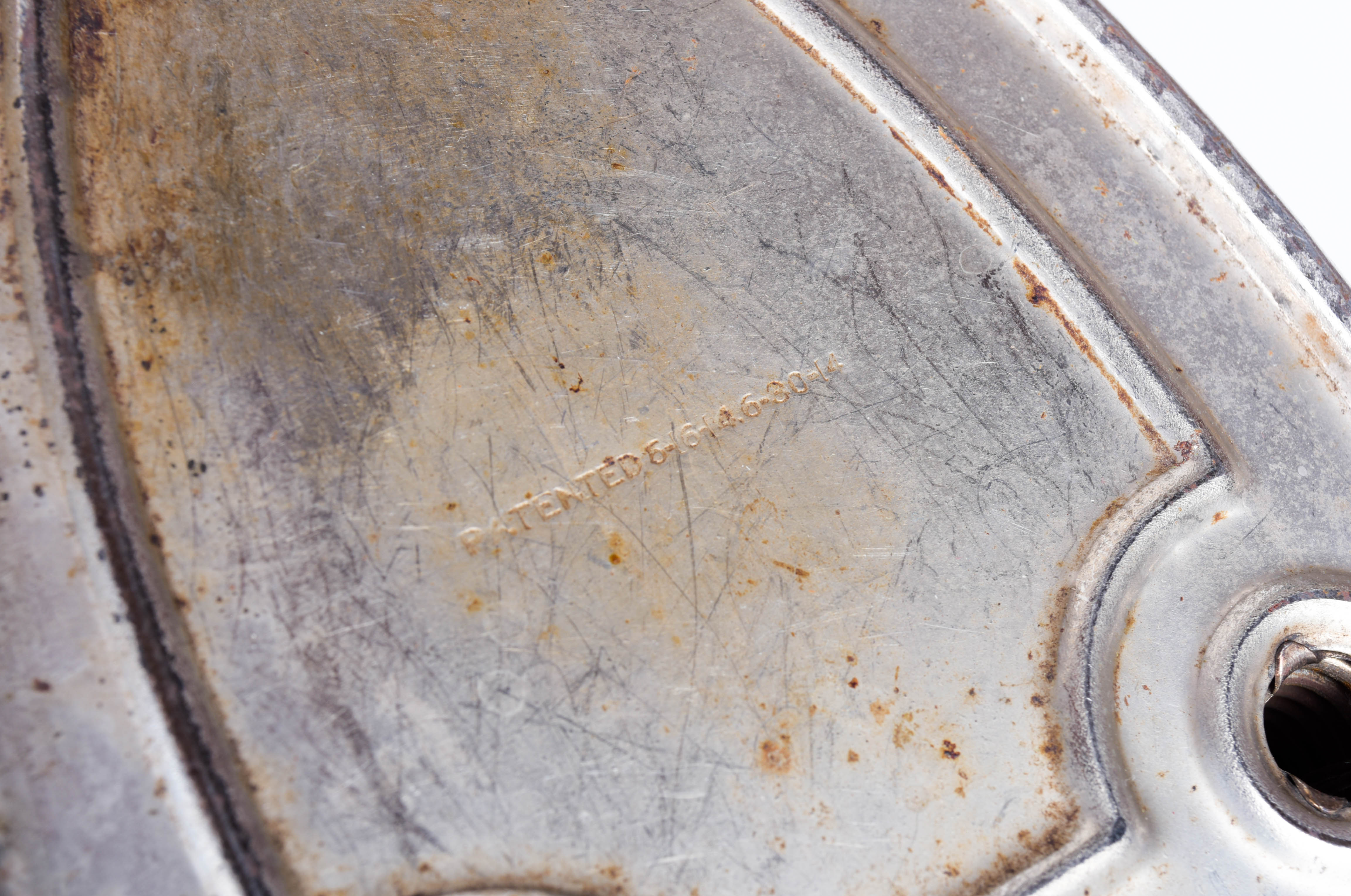 Sad Iron Collection in a Vintage Fruit Crate