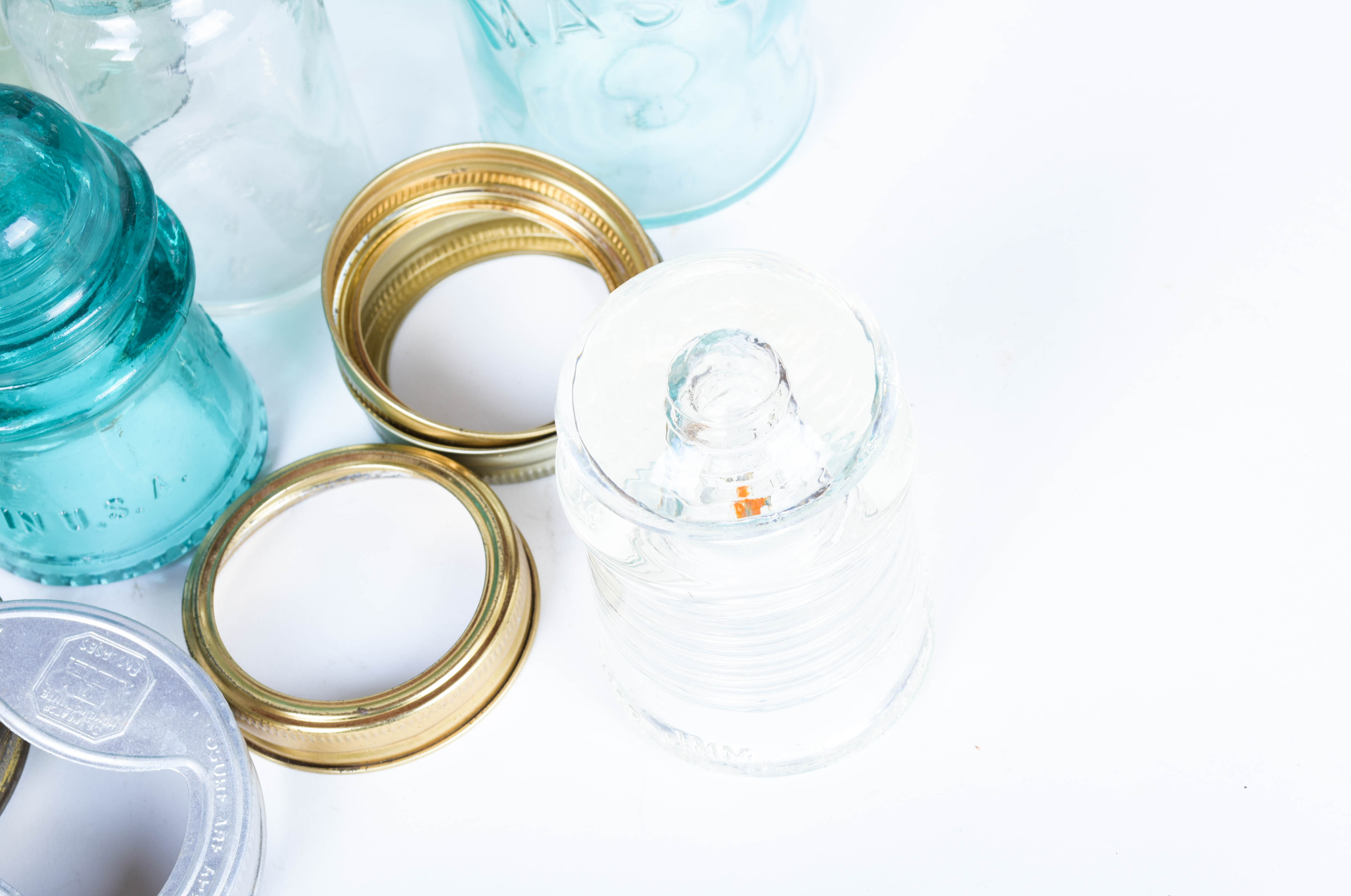 Vintage Ball Jar and Insulator Collection