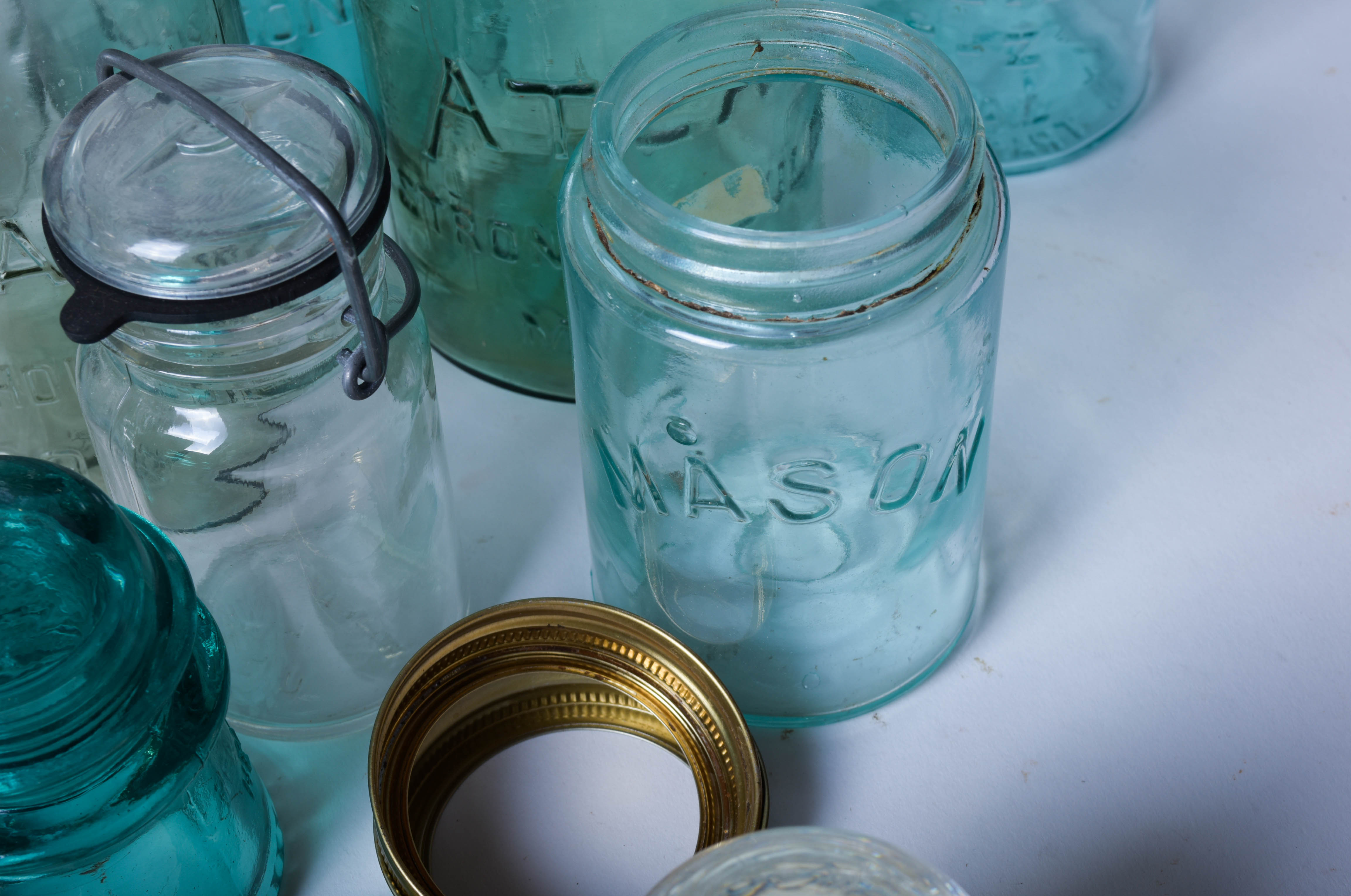 Vintage Ball Jar and Insulator Collection