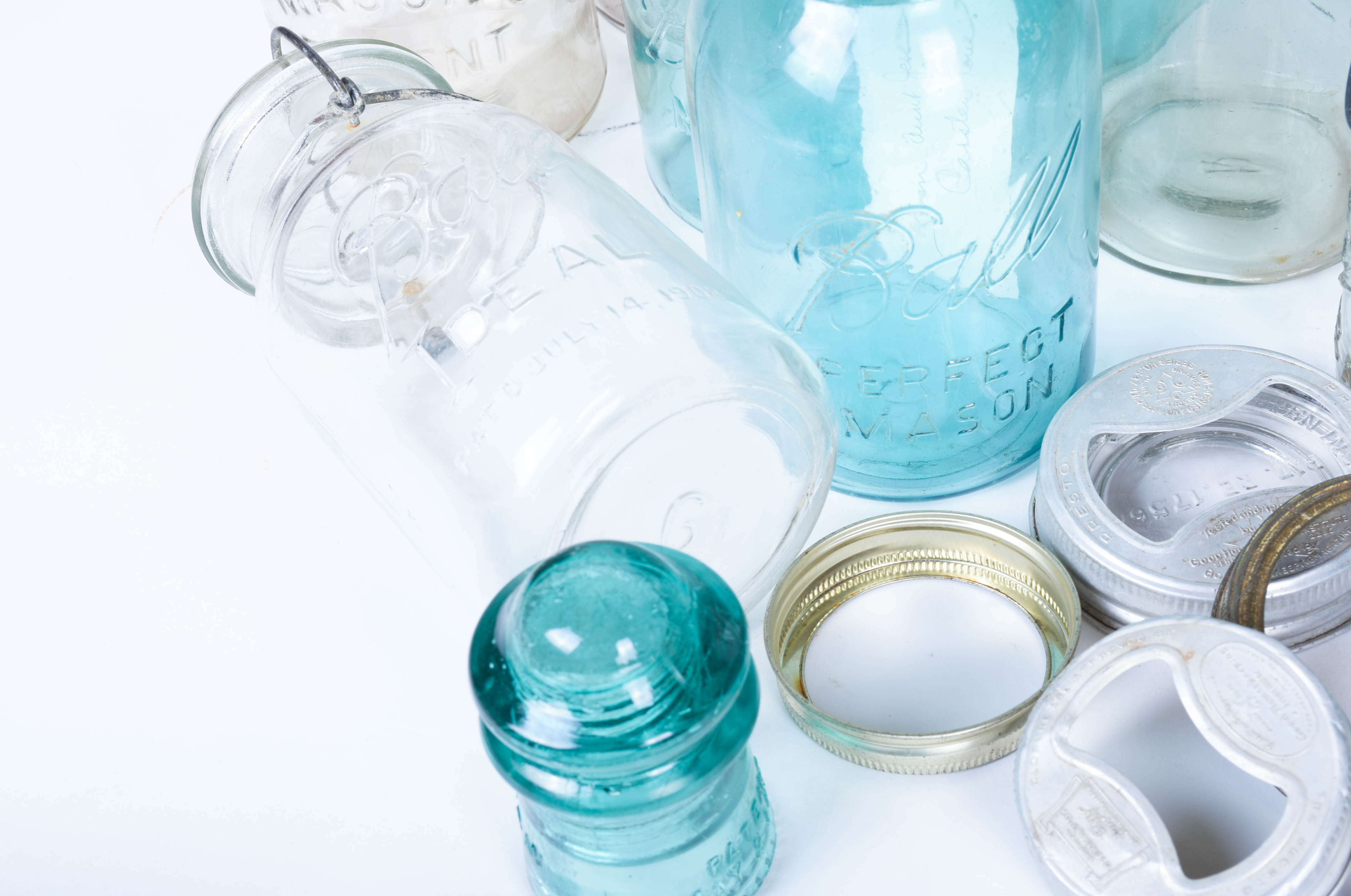 Vintage Ball Jar and Insulator Collection