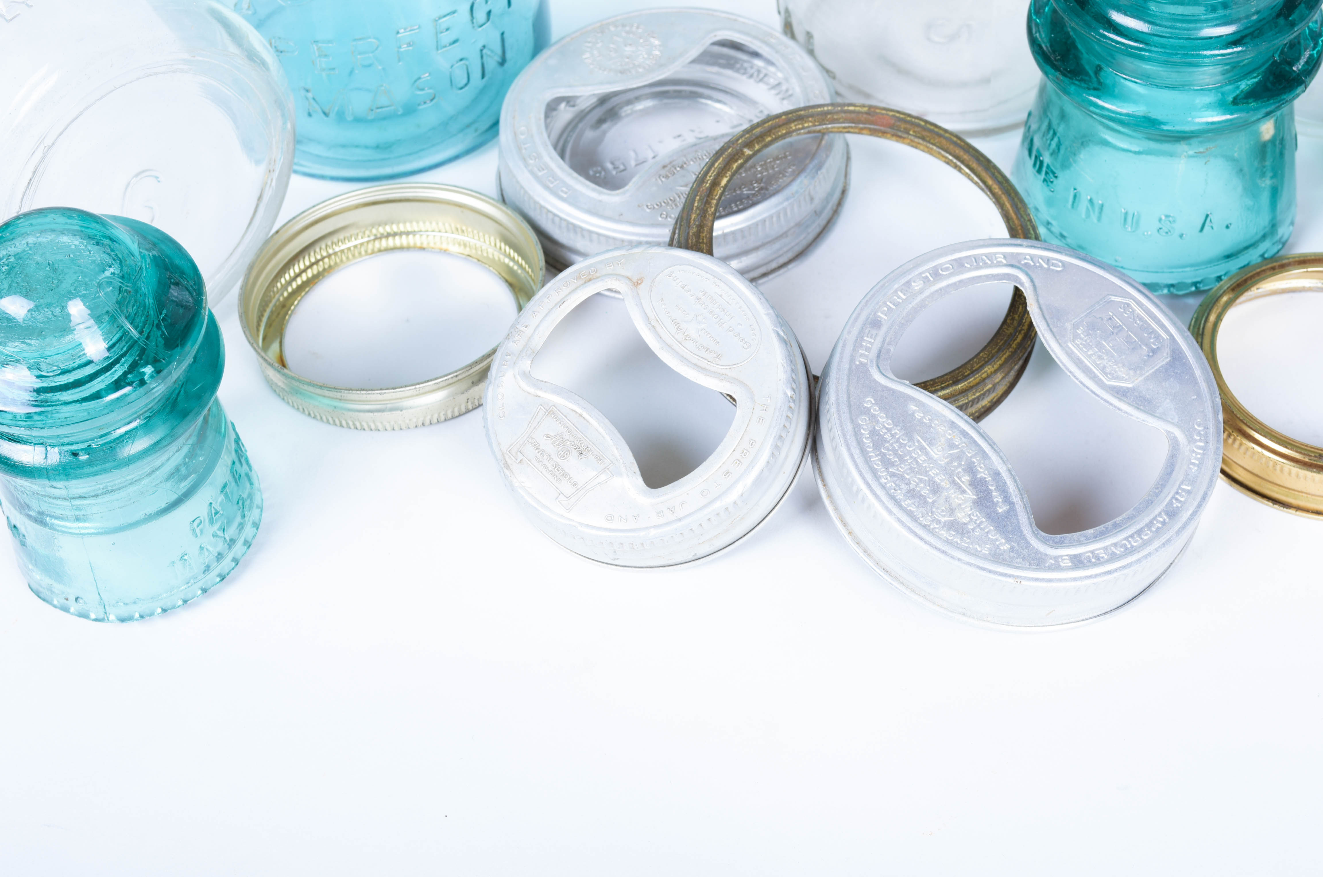 Vintage Ball Jar and Insulator Collection