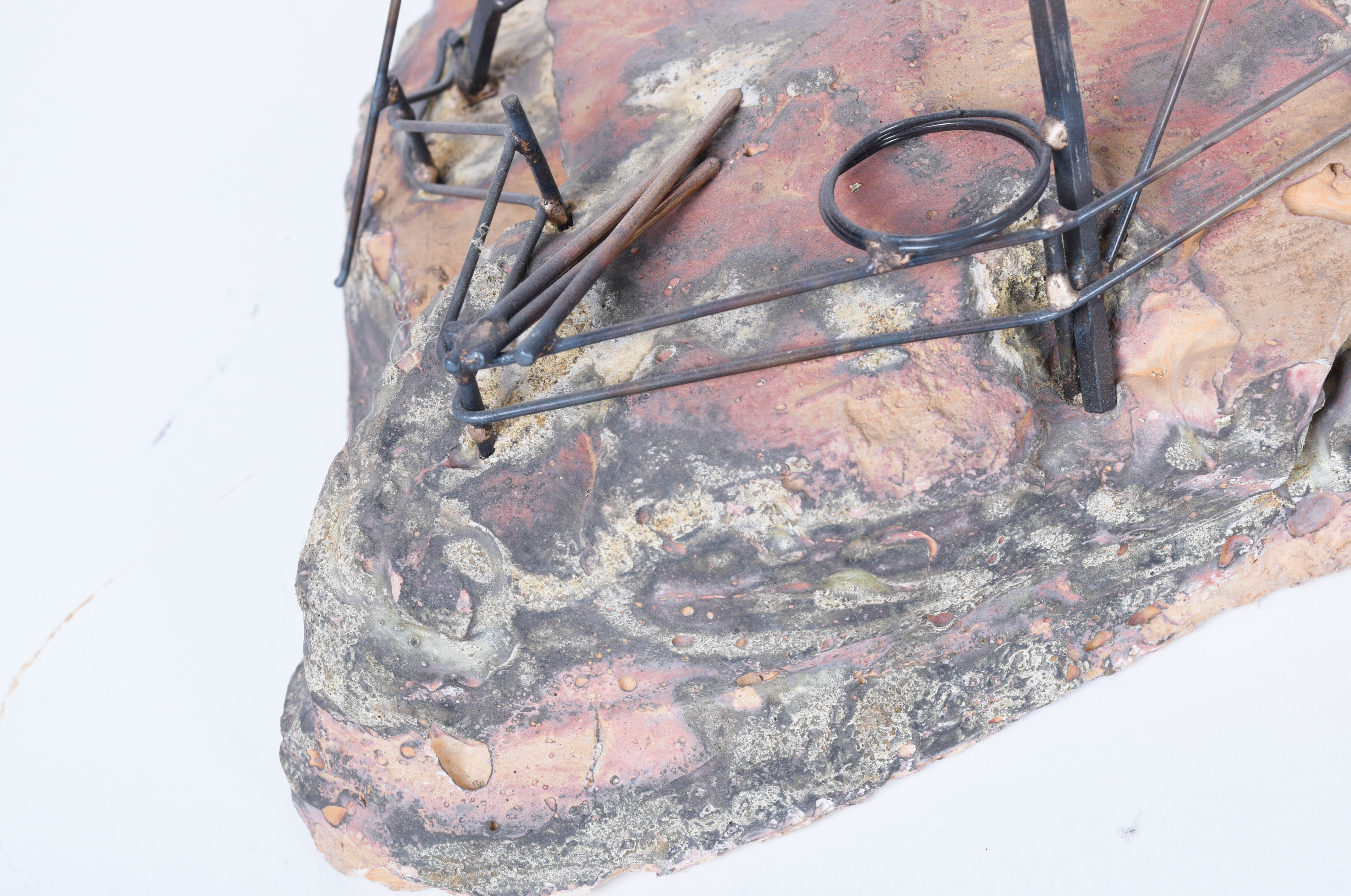 Two Oil Derrick Sculptures