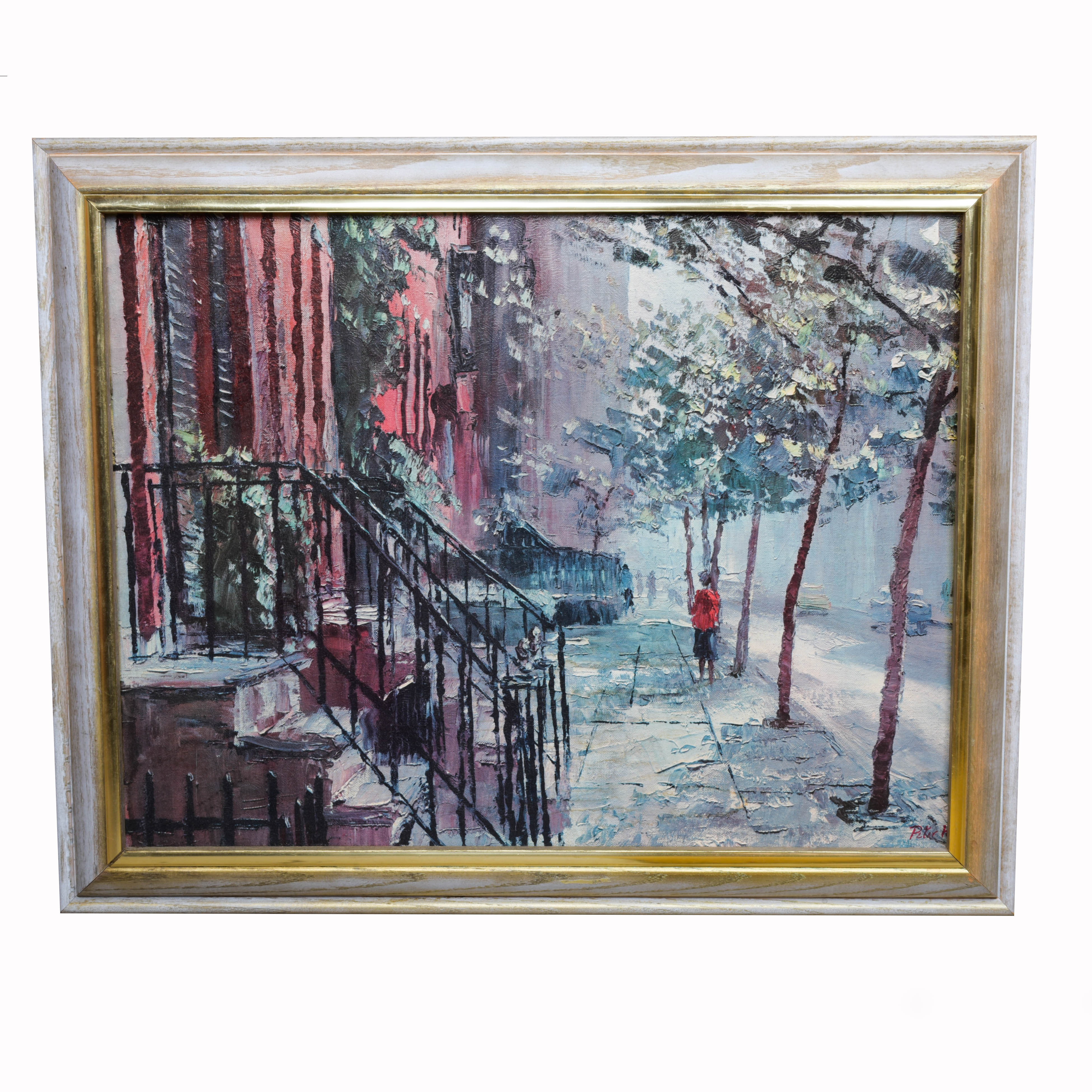 Peter Hayward Textured Giclee "The Quiet City"