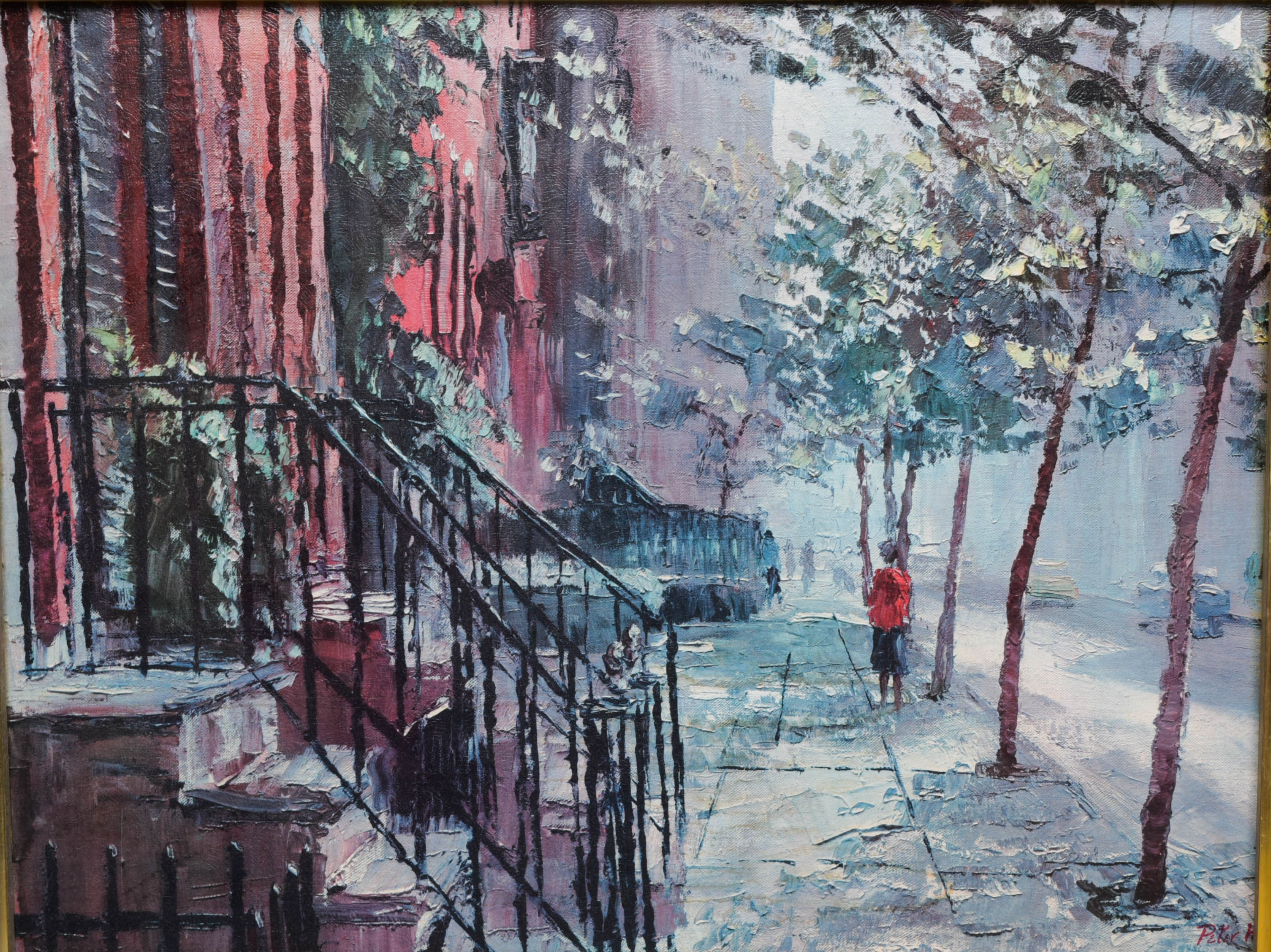 Peter Hayward Textured Giclee "The Quiet City"