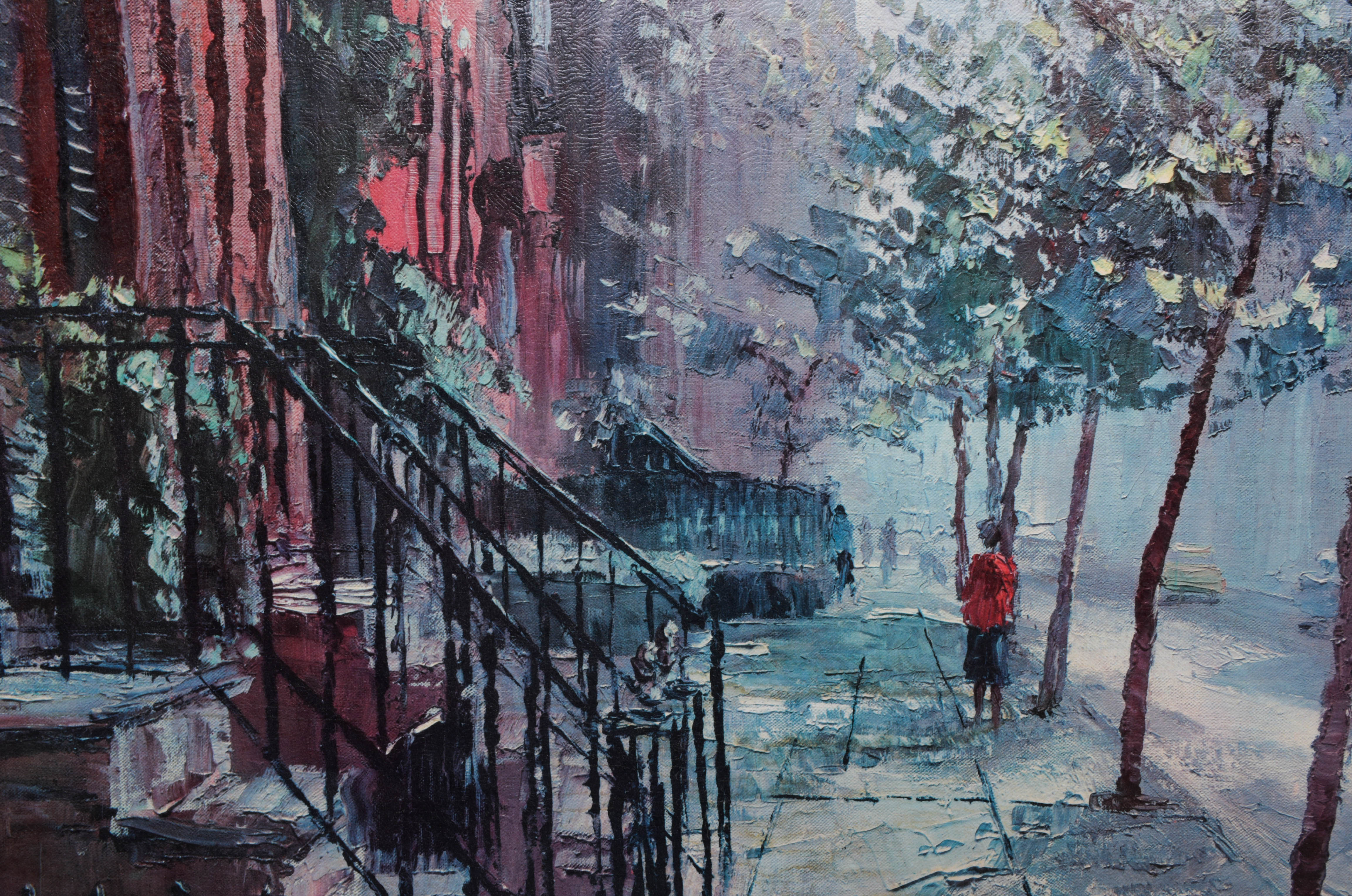 Peter Hayward Textured Giclee "The Quiet City"