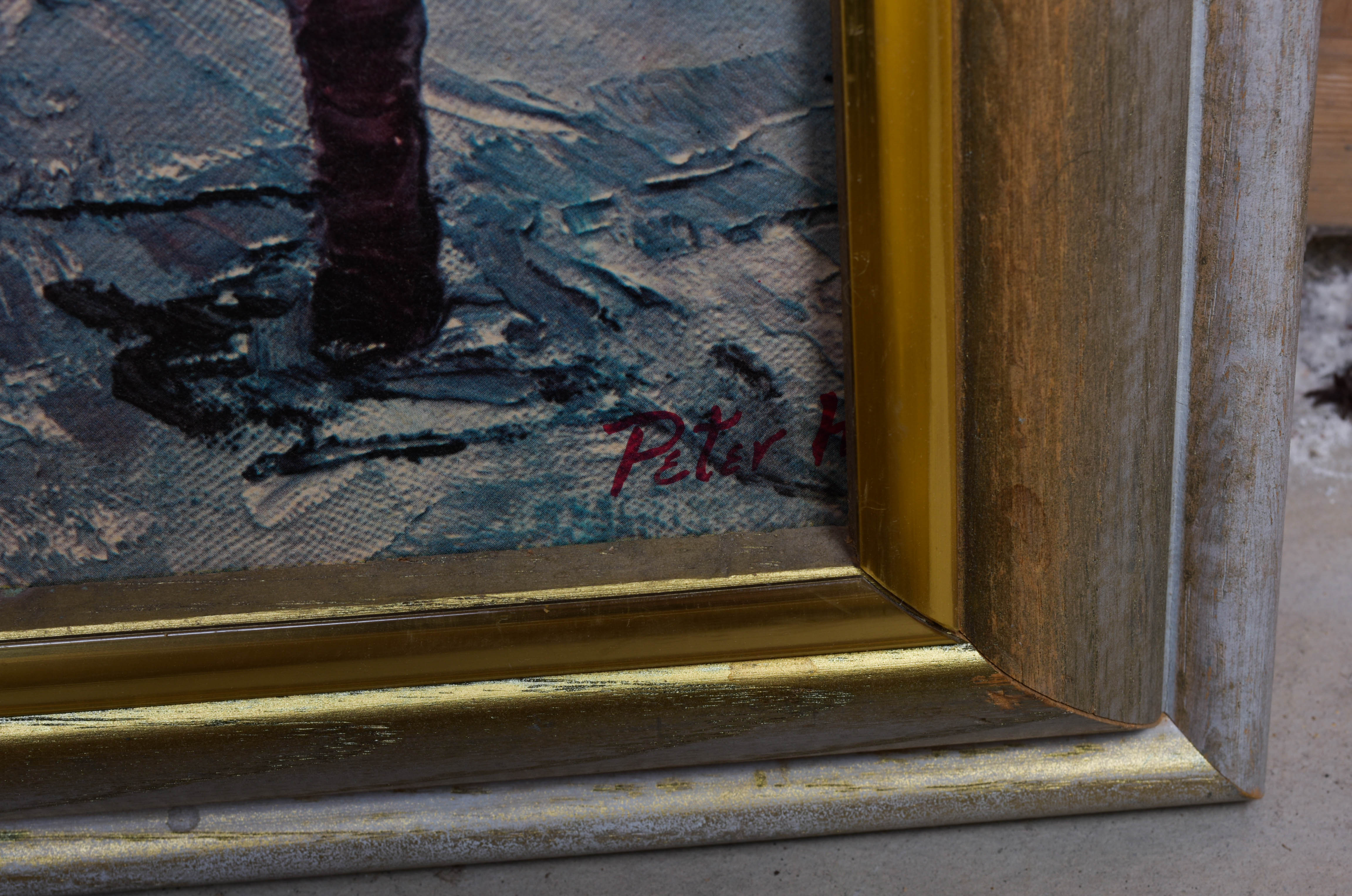 Peter Hayward Textured Giclee "The Quiet City"