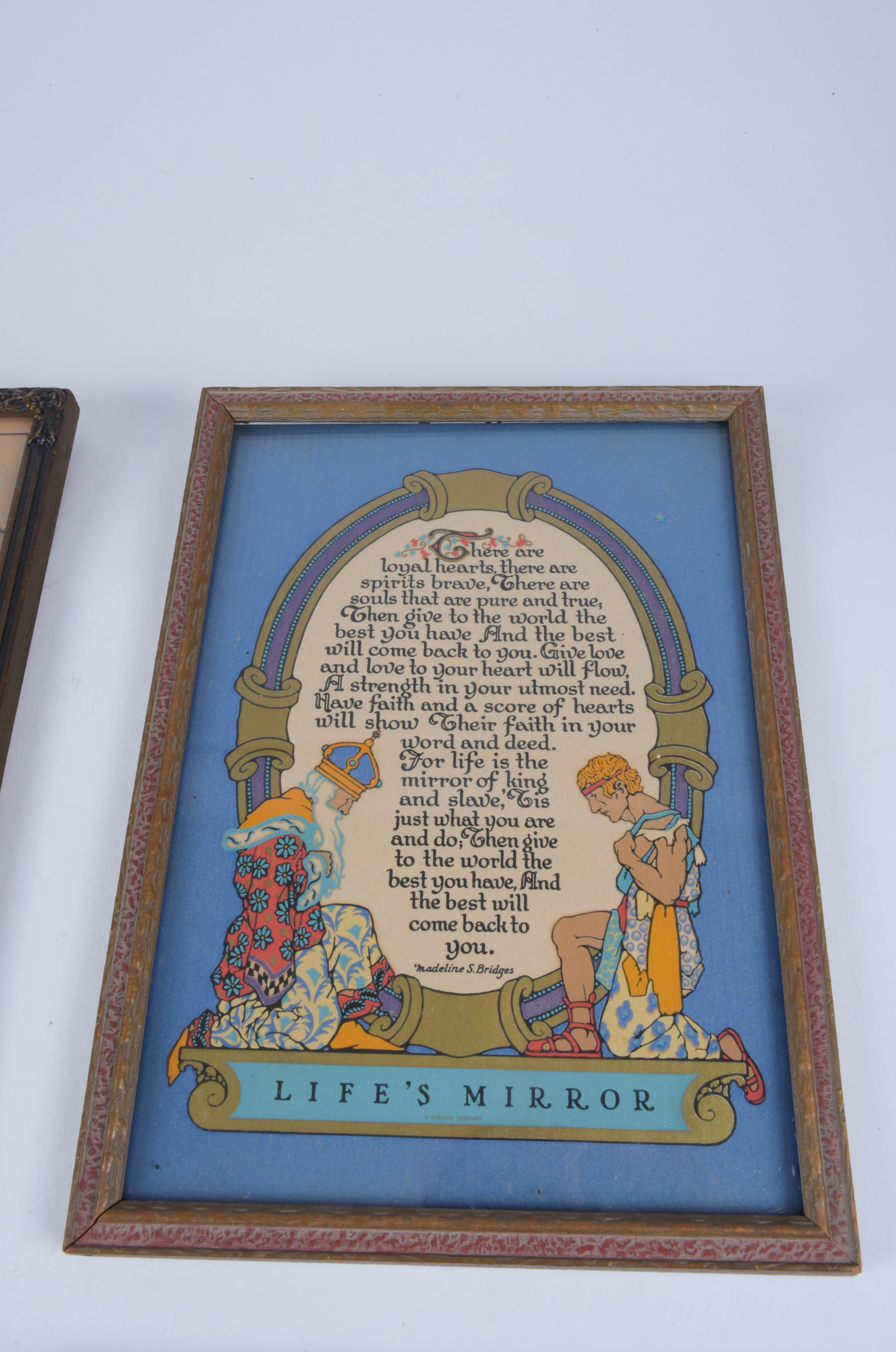 Four Sentimental Framed Vintage Prints