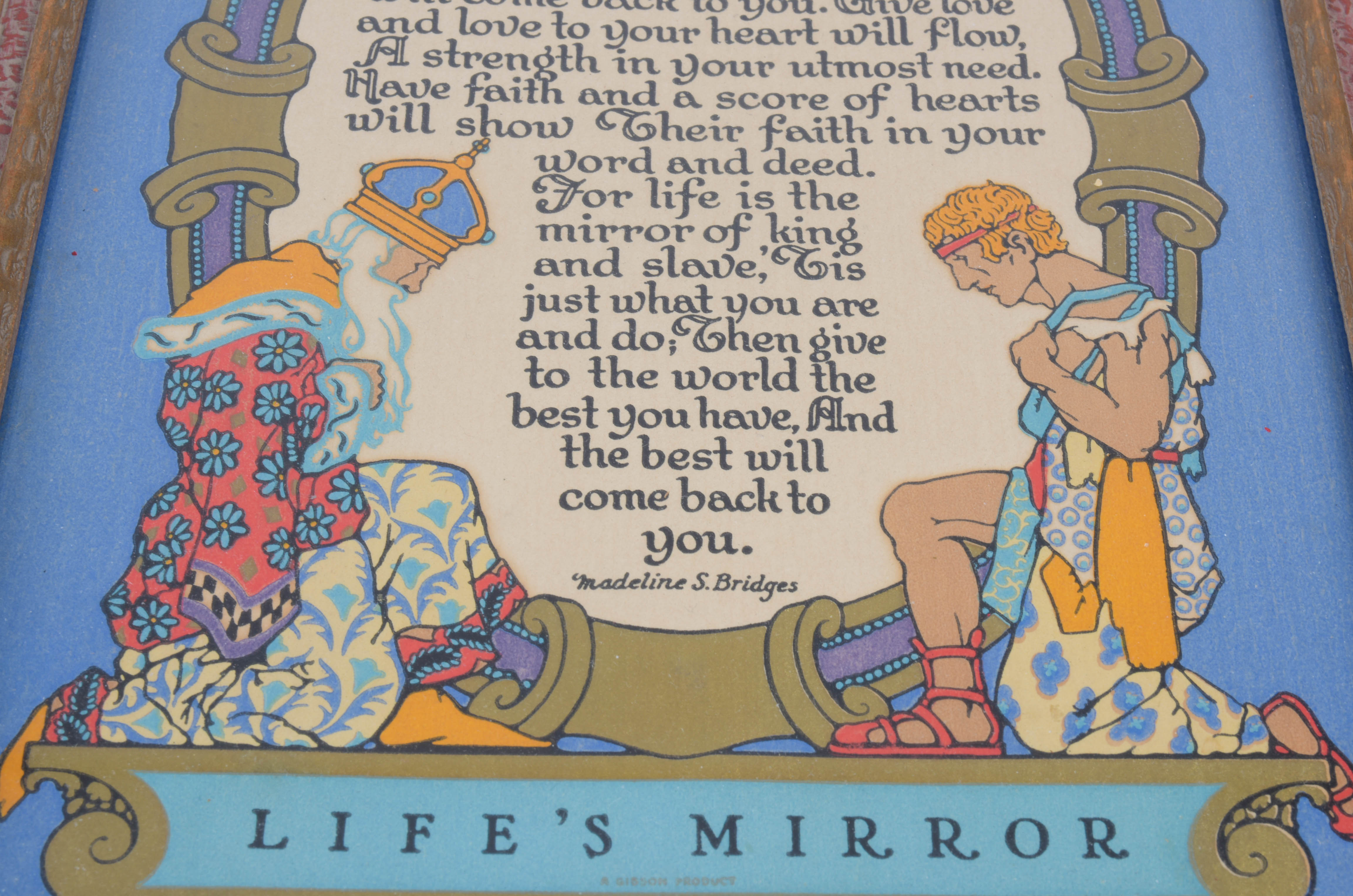 Four Sentimental Framed Vintage Prints