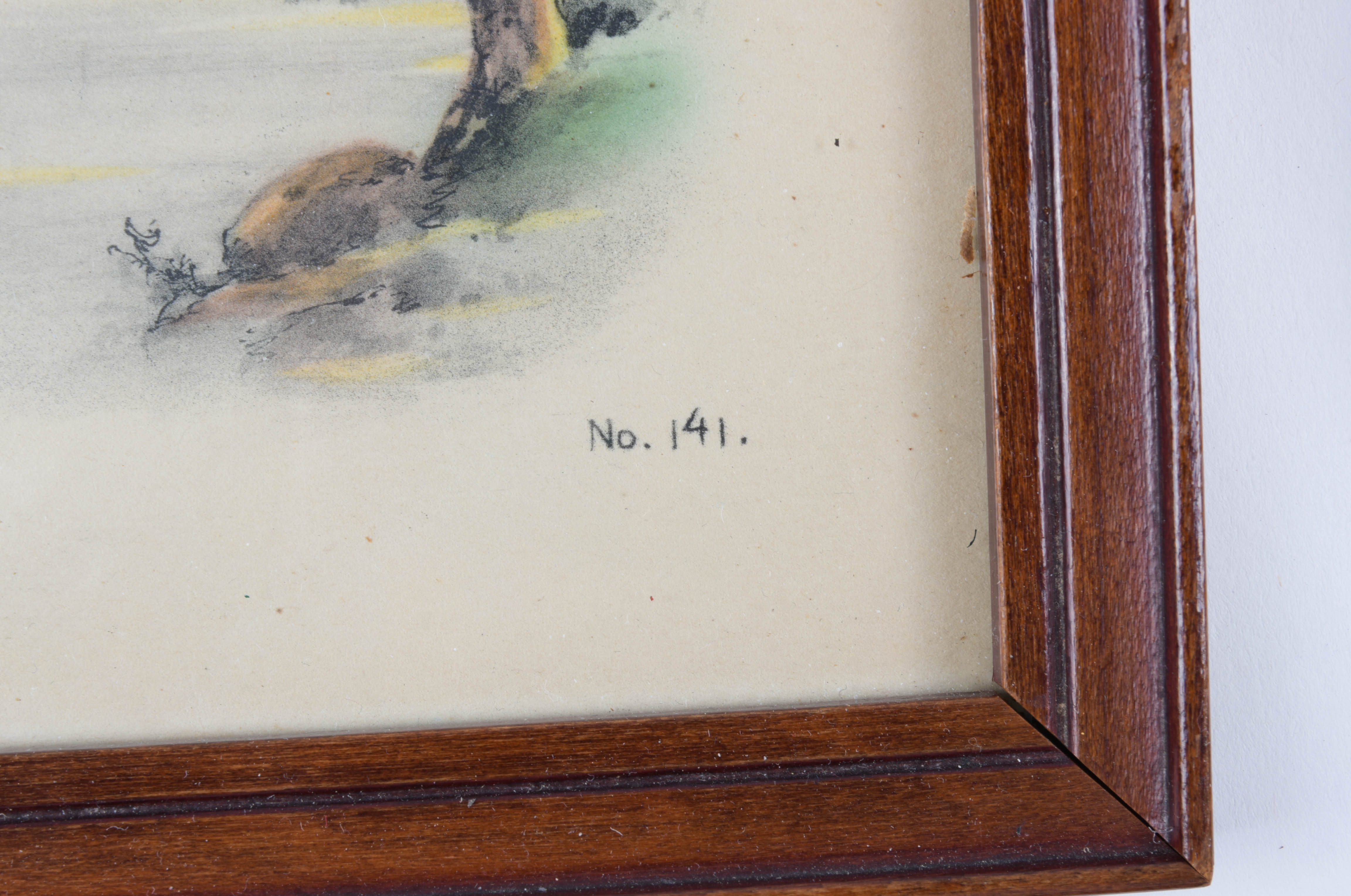 Four Sentimental Framed Vintage Prints