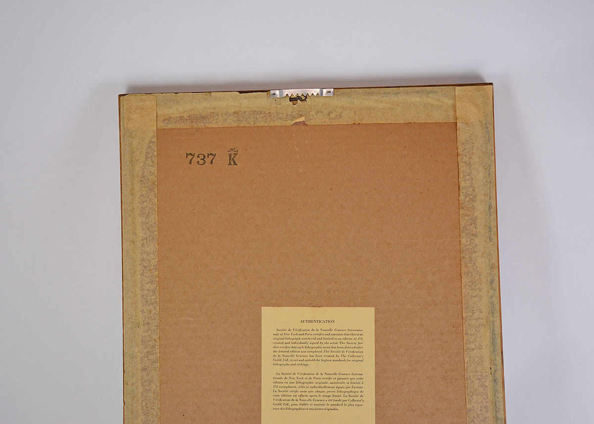 Signed, Limited Edition Harbor Scene by Claude Casati